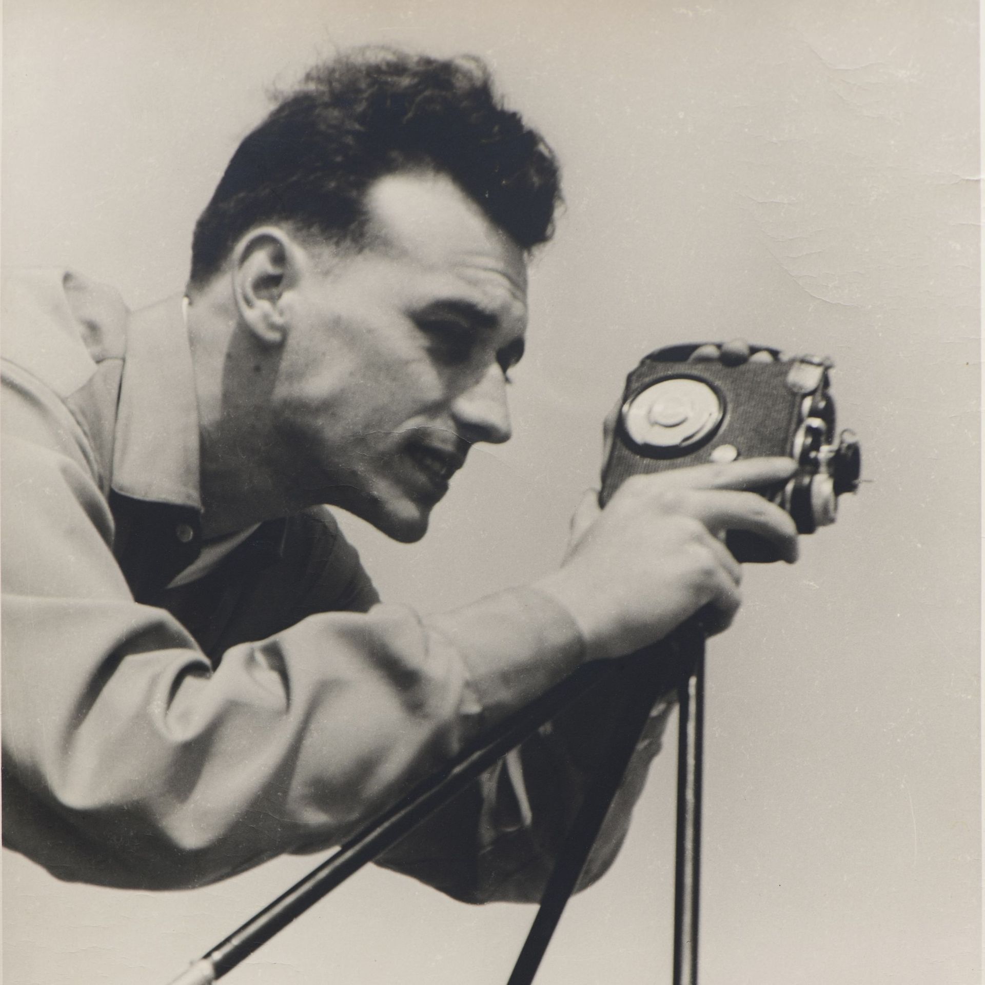 Raoul Servais et sa caméra Bolex