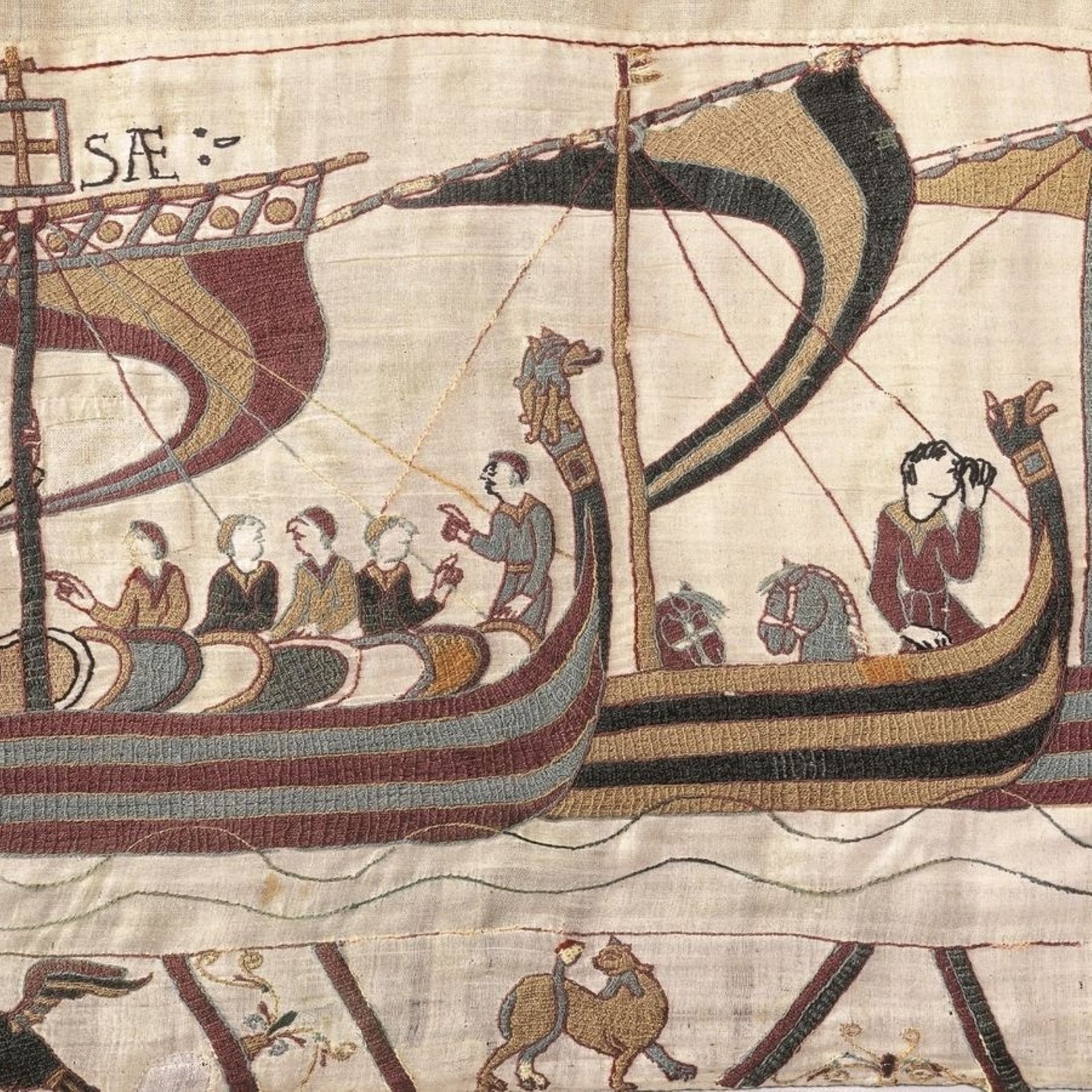 Les bateaux de Guillaume le Conquérant ont pris la mer, direction: l'Angleterre