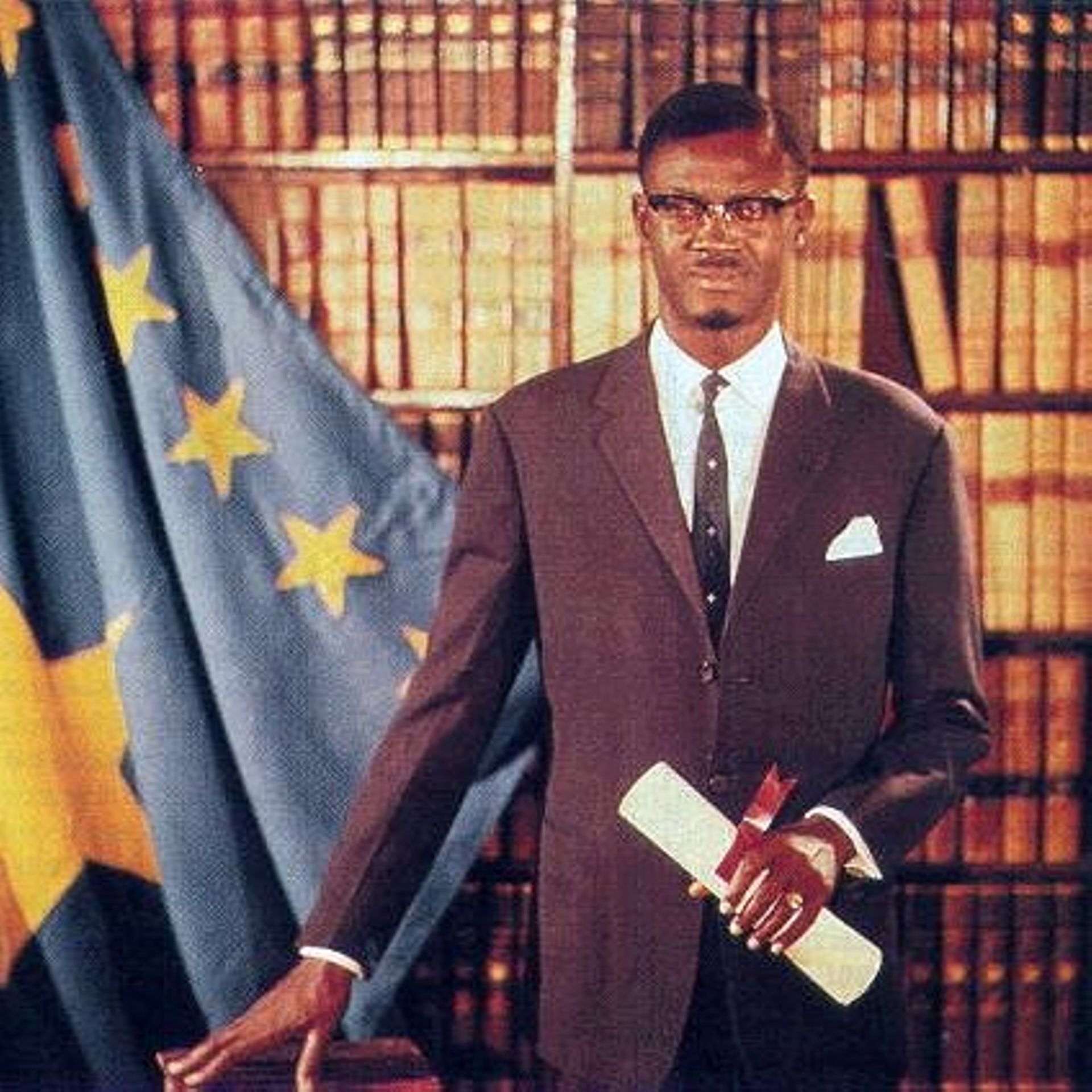 Portrait officiel de Patrice Lumumba, élu Premier ministre du Congo