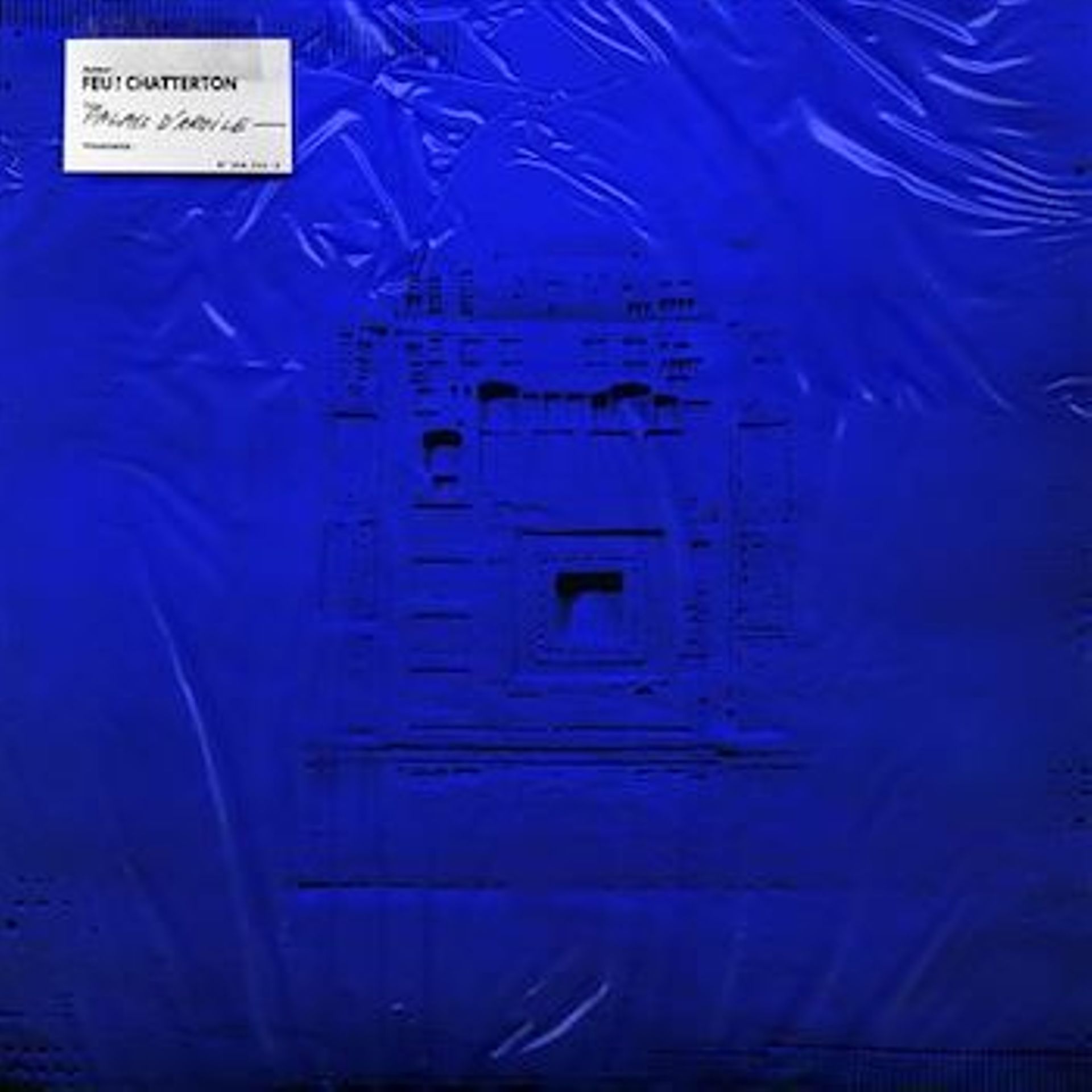 Cover de l'album "Palais d'argile" de Feu! Chatterton