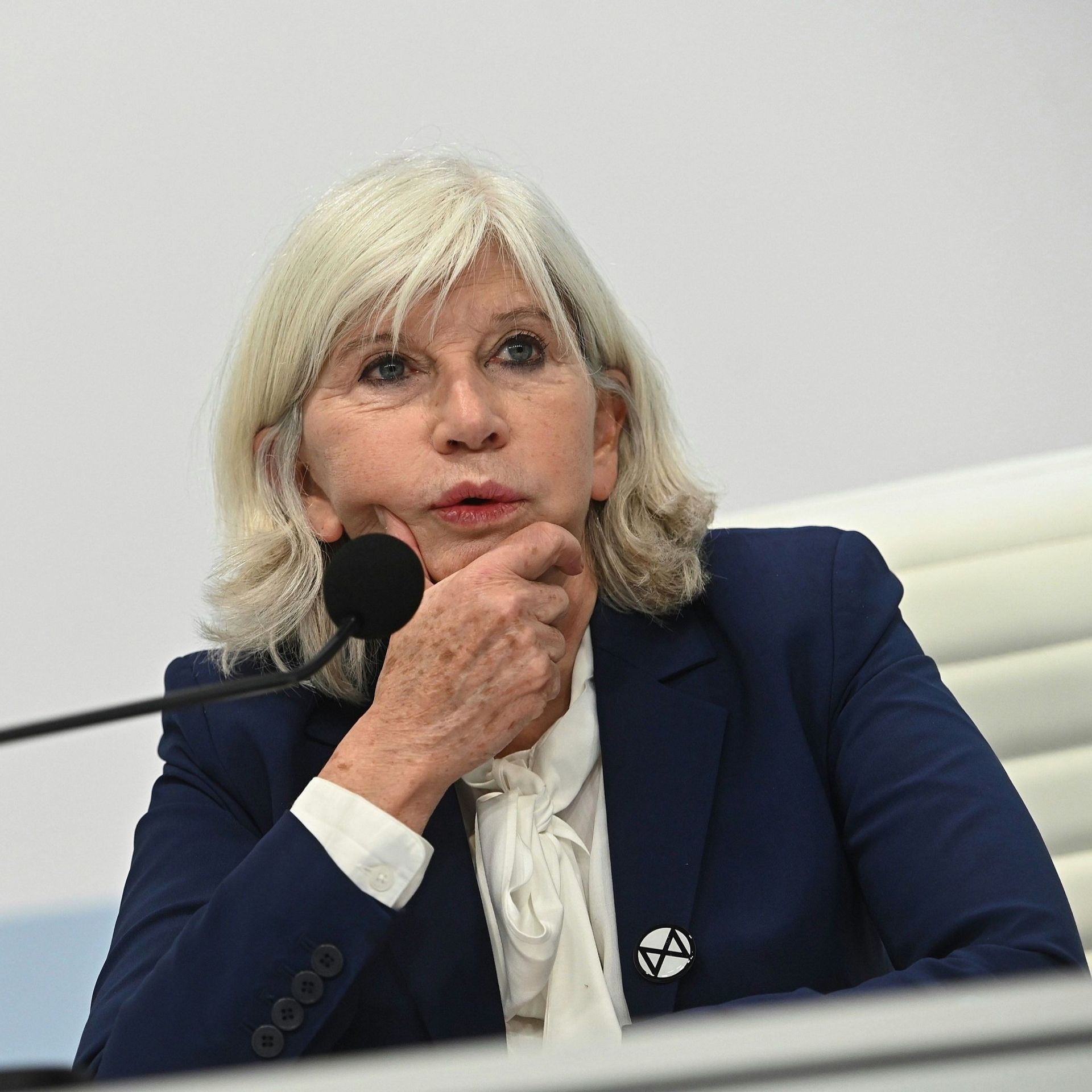 La directrice de la Fondation européenne pour le climat, Laurence Tubiana lors de la Conférence des Nations unies sur le changement climatique COP25.Madrid, 13 décembre 2019.