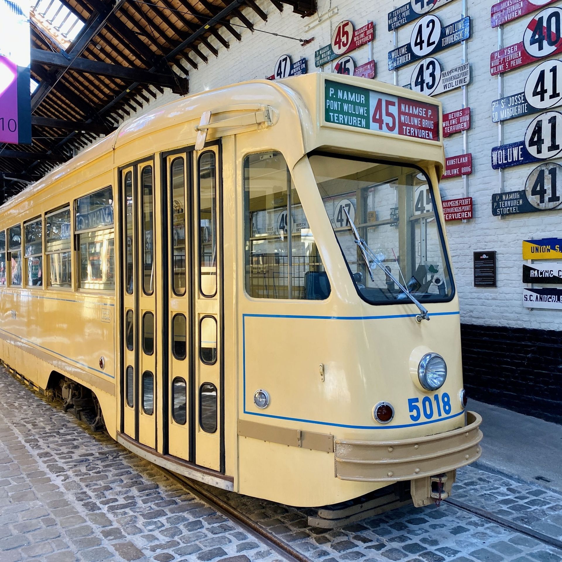 Le tramway 5025 après transformation.