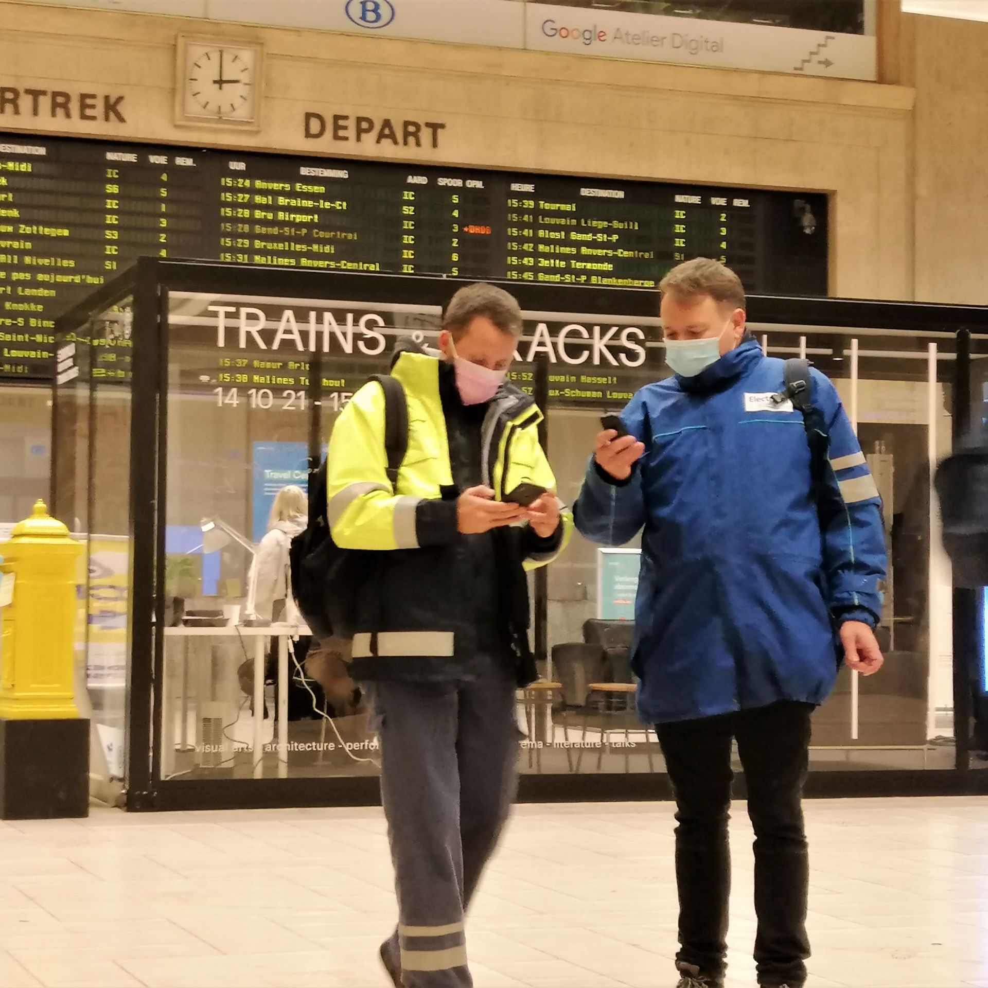 Le cube de Lost & Found - Gare Centrale de Bruxelles - 2021