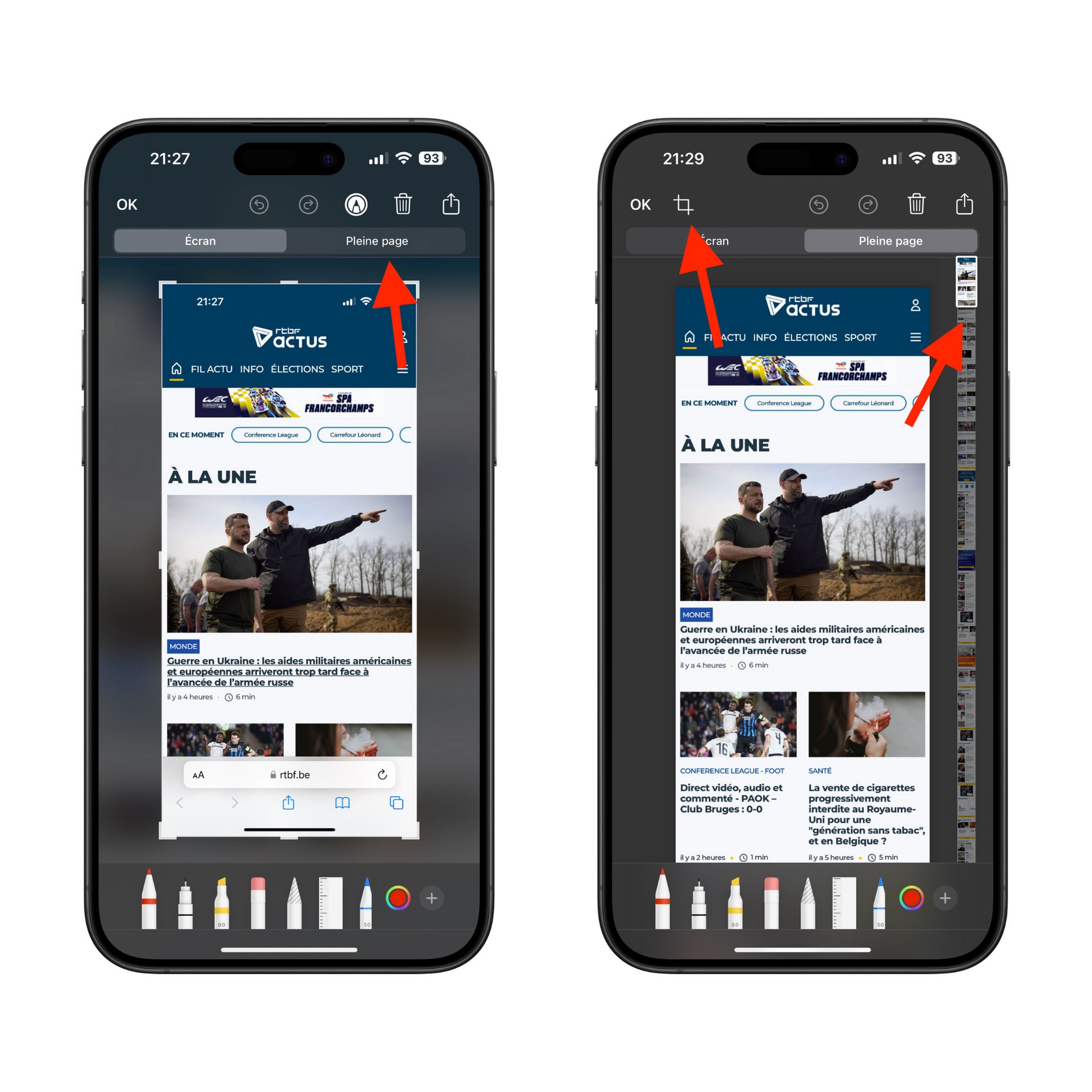 Astuce iOS : comment réaliser une capture d'écran de l'entièreté d'une ...