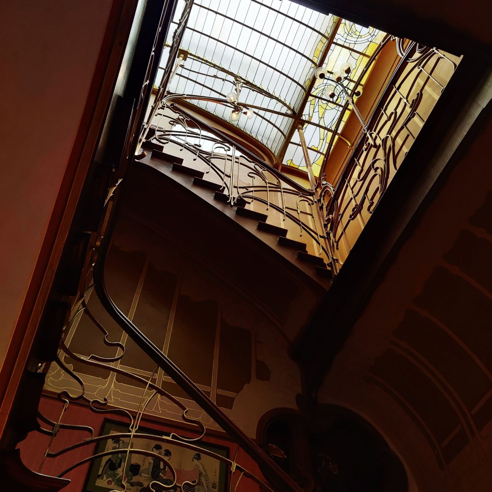 Cage d’escalier de la maison Horta