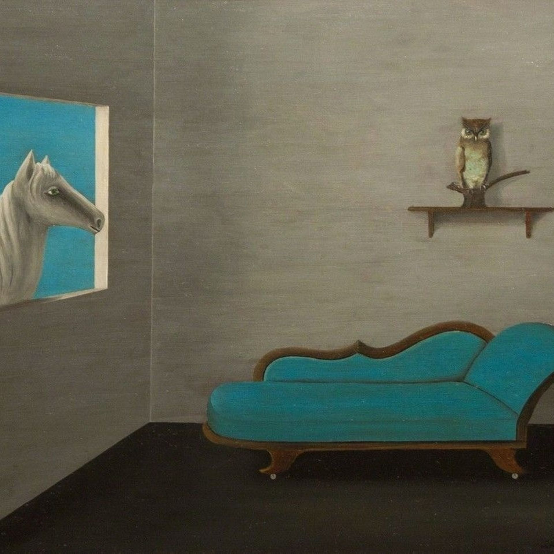 Horse, Owl and Chaise, 1966 - Gertrude Abercombie.