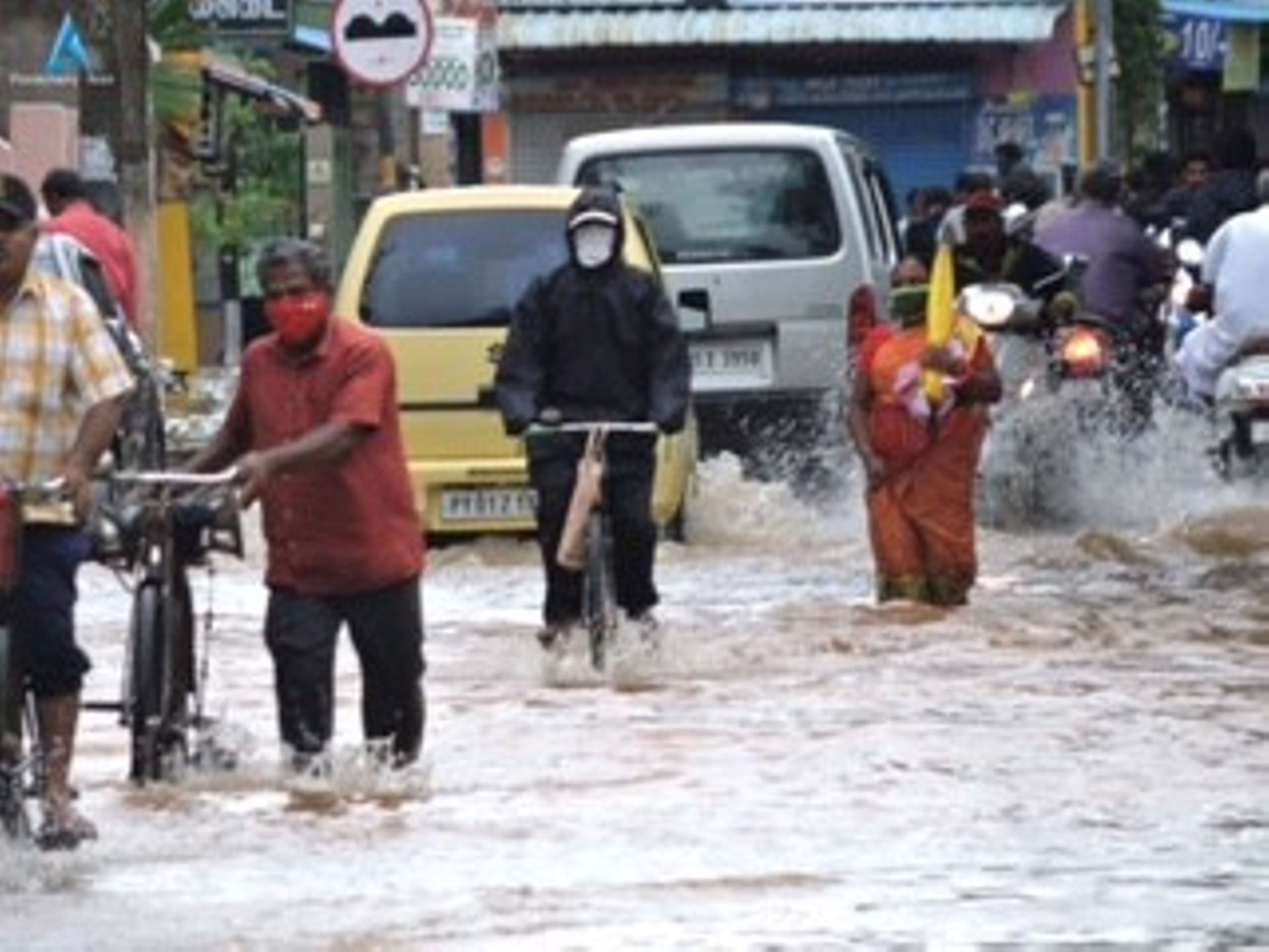 La mousson à Pondichéry, novembre 2021