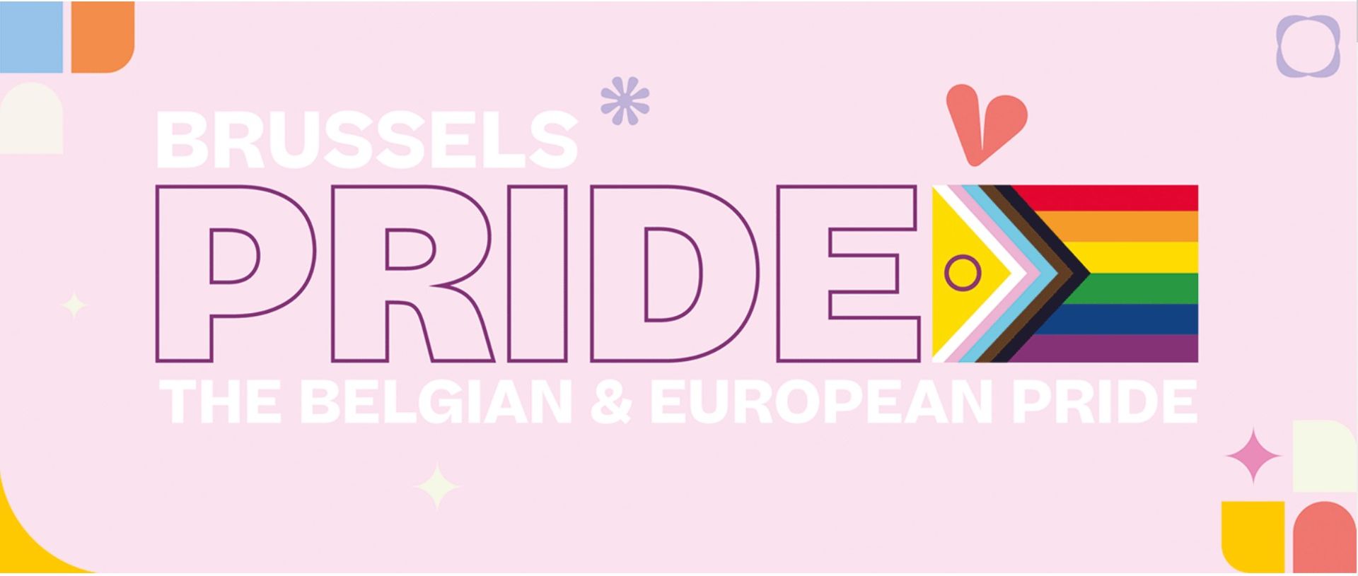 La page d’accueil du site de la Brussels Pride