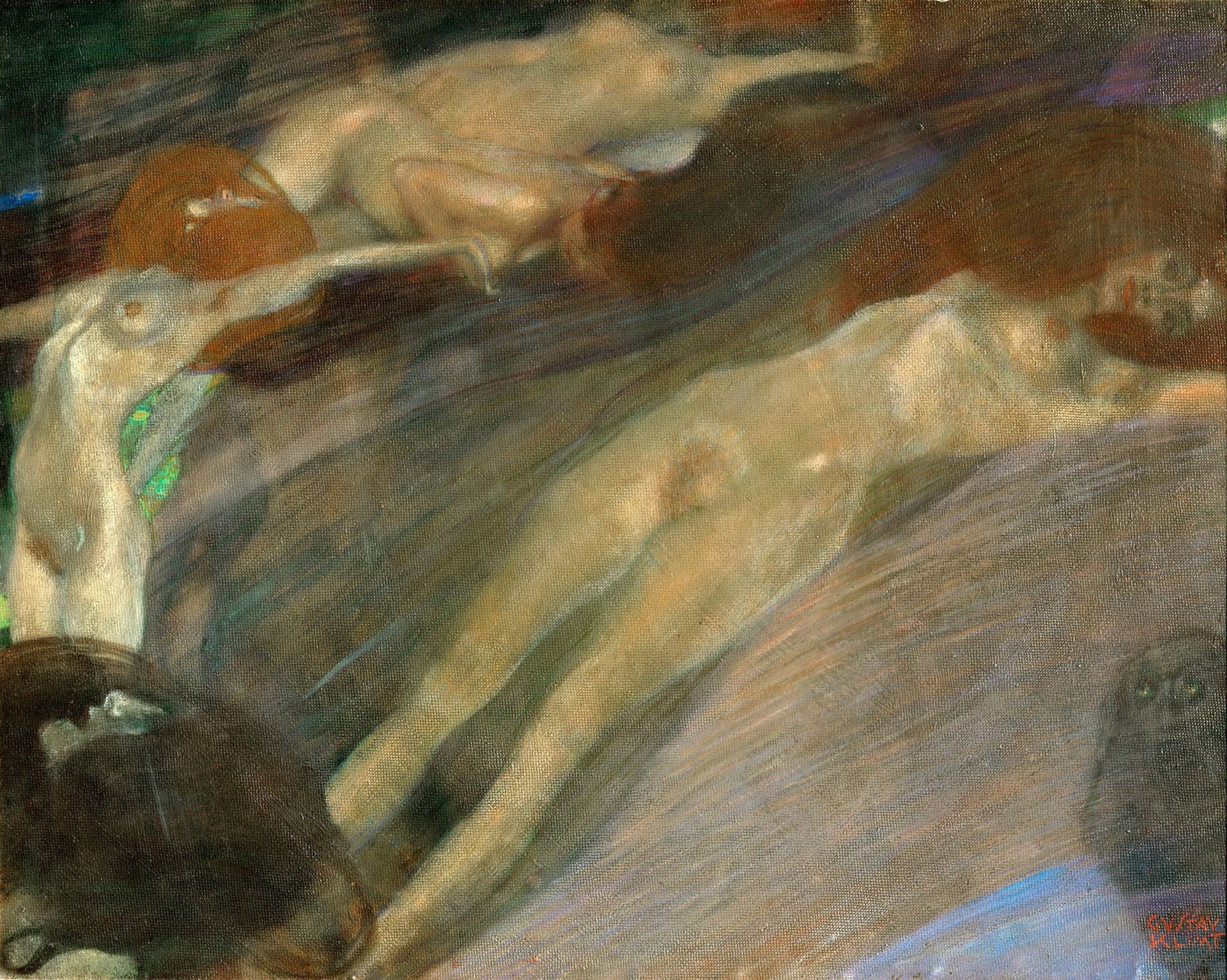 L'eau en mouvement, 1898. Gustav Klimt