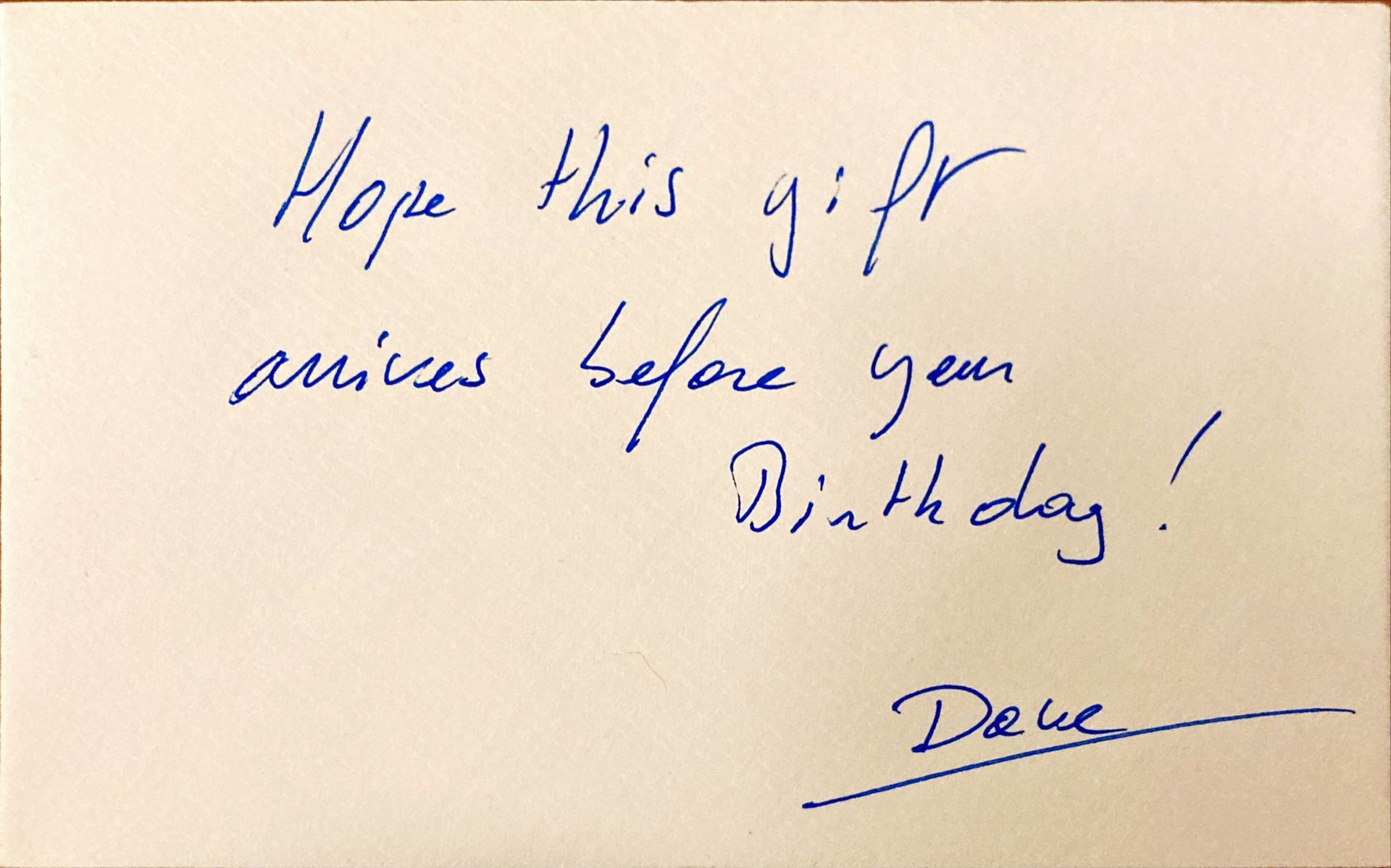 La lettre de Dave Grohl à Classic 21