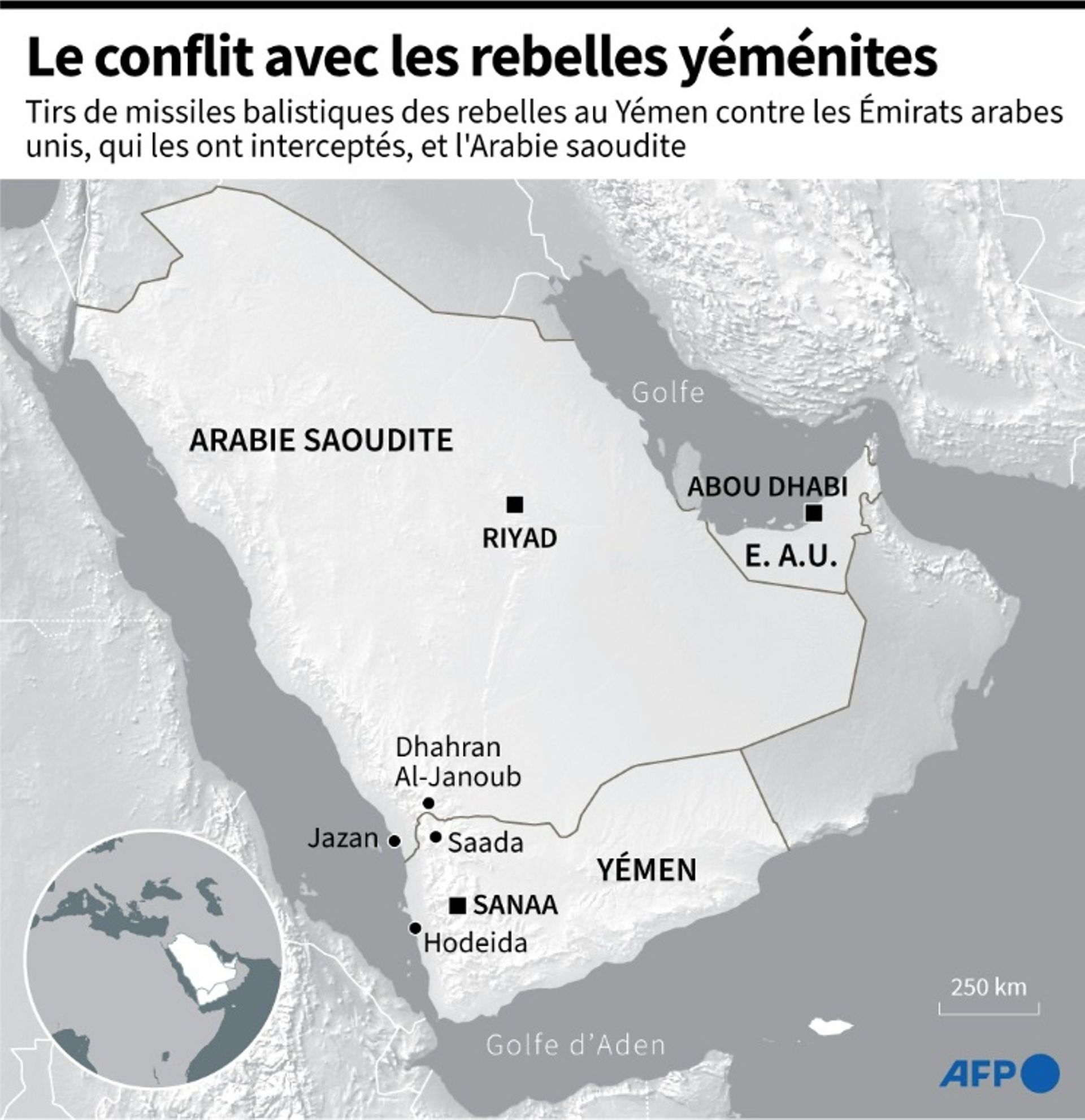 Le conflit avec les rebelles yéménites