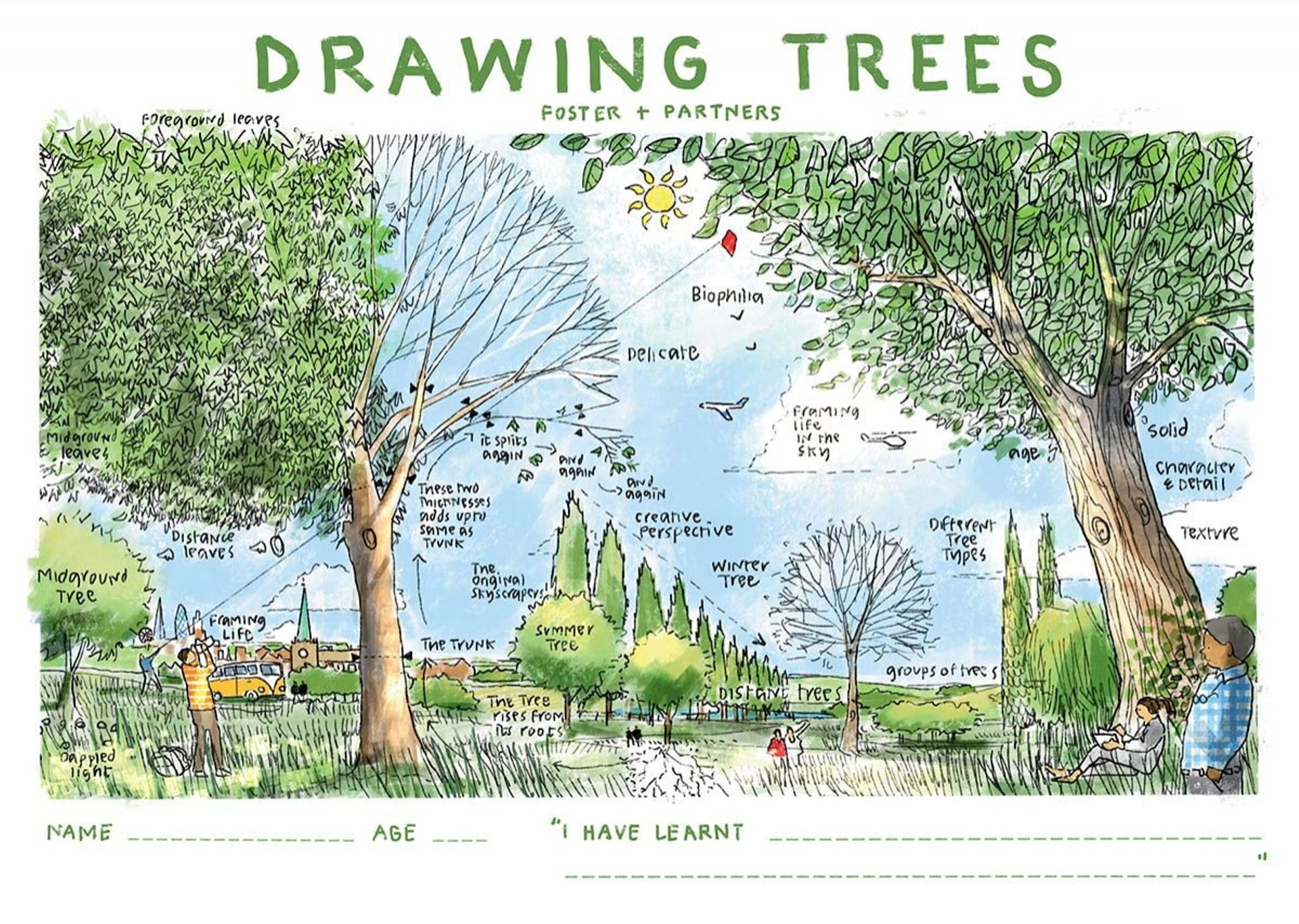 Comment dessiner les arbres #architecturefromhome.
