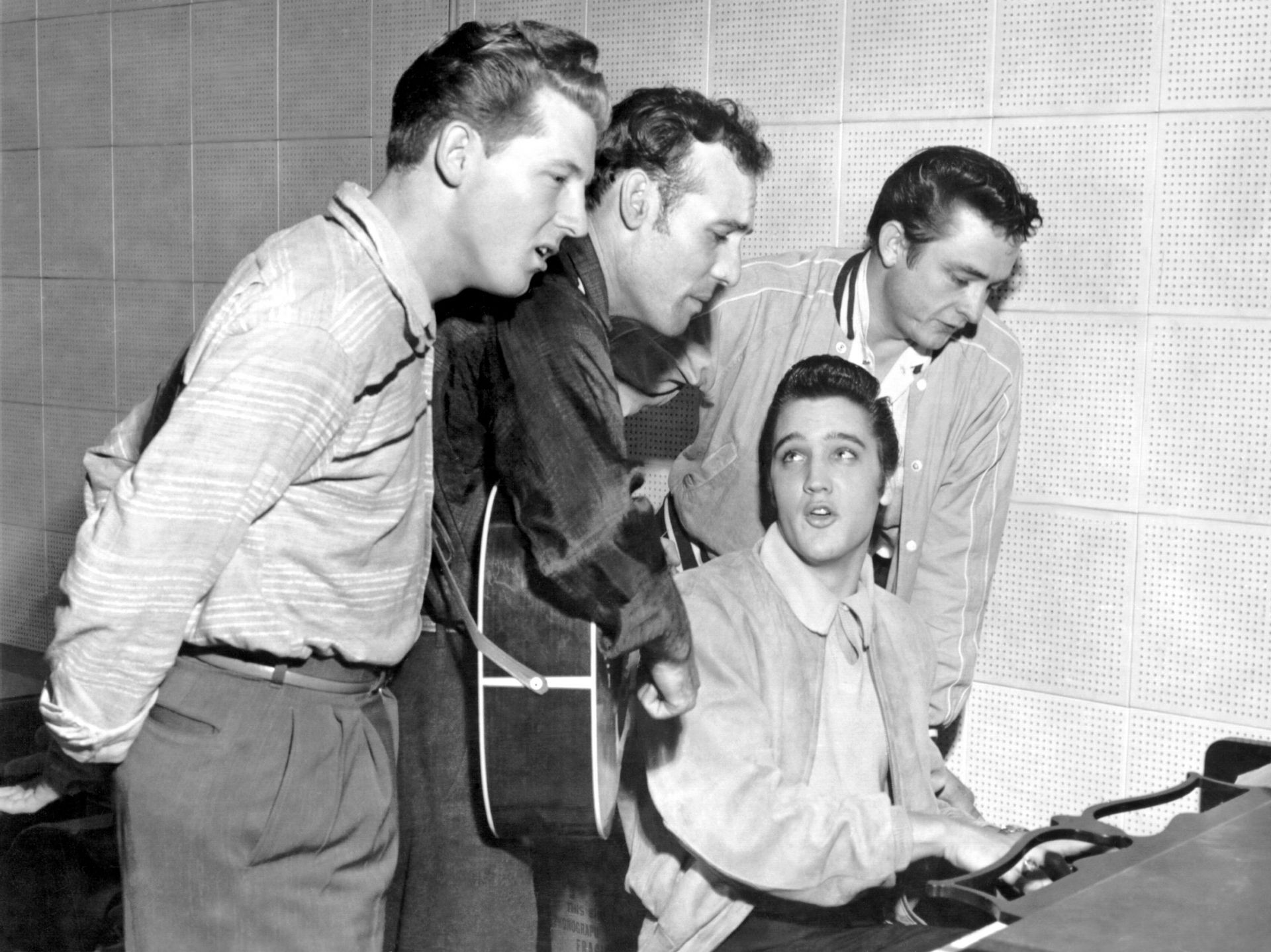 Jerry Lee Lewis, Carl Perkins, Elvis Presley et Johnny Cash, The Million Dollar Quartet