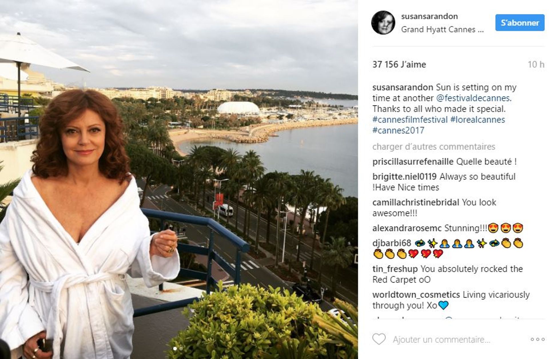 A 70 ans, Suzan Sarandon reste l'une des actrices les plus sexy ! 