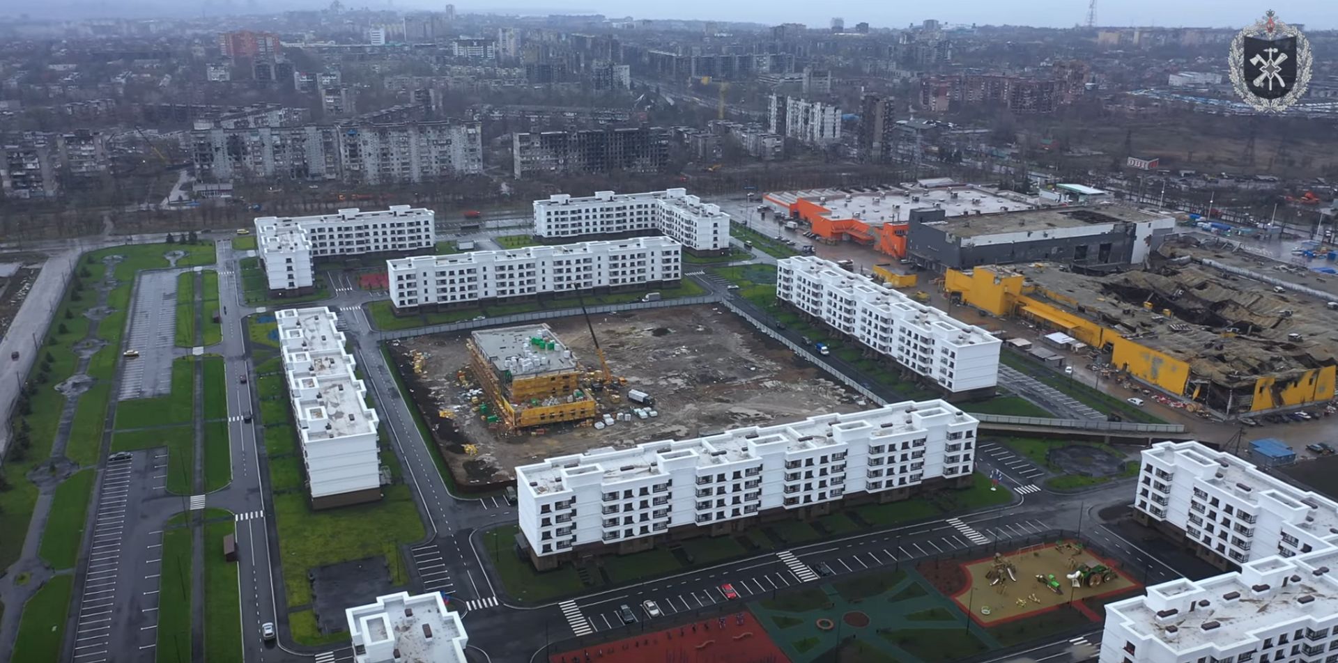 RUSSIE, 05 avril 2019. Constructeur Lego base militaire maison