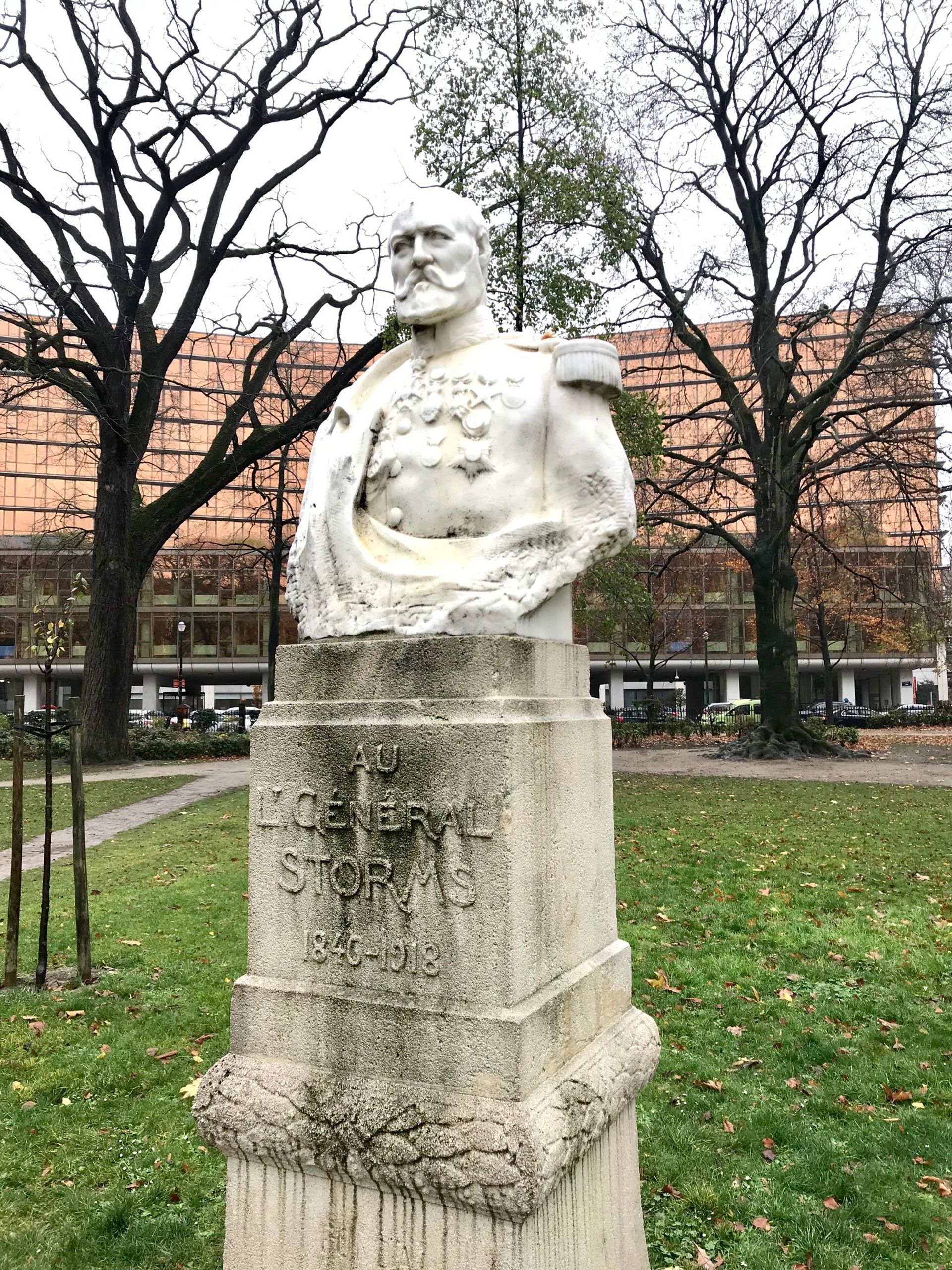 Statue du général Emile Storms à Ixelles