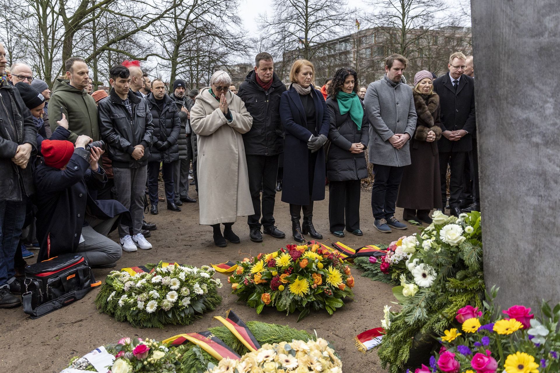À Berlin, le 27 janvier 2023, commémoration des victimes homosexuelles de l’Allemagne nazie.
