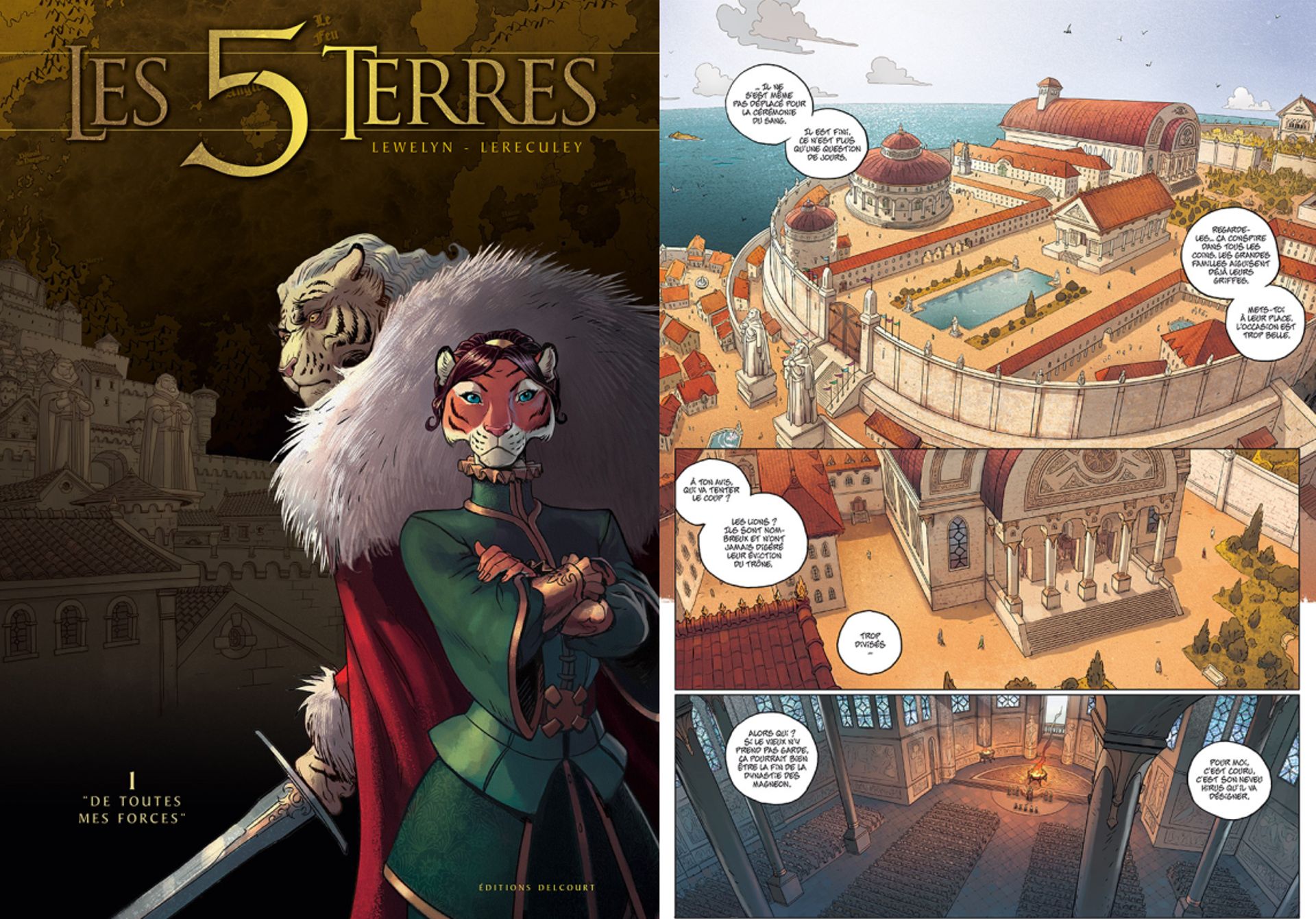 Les 5 Terres Bd Tome 8 Sortie