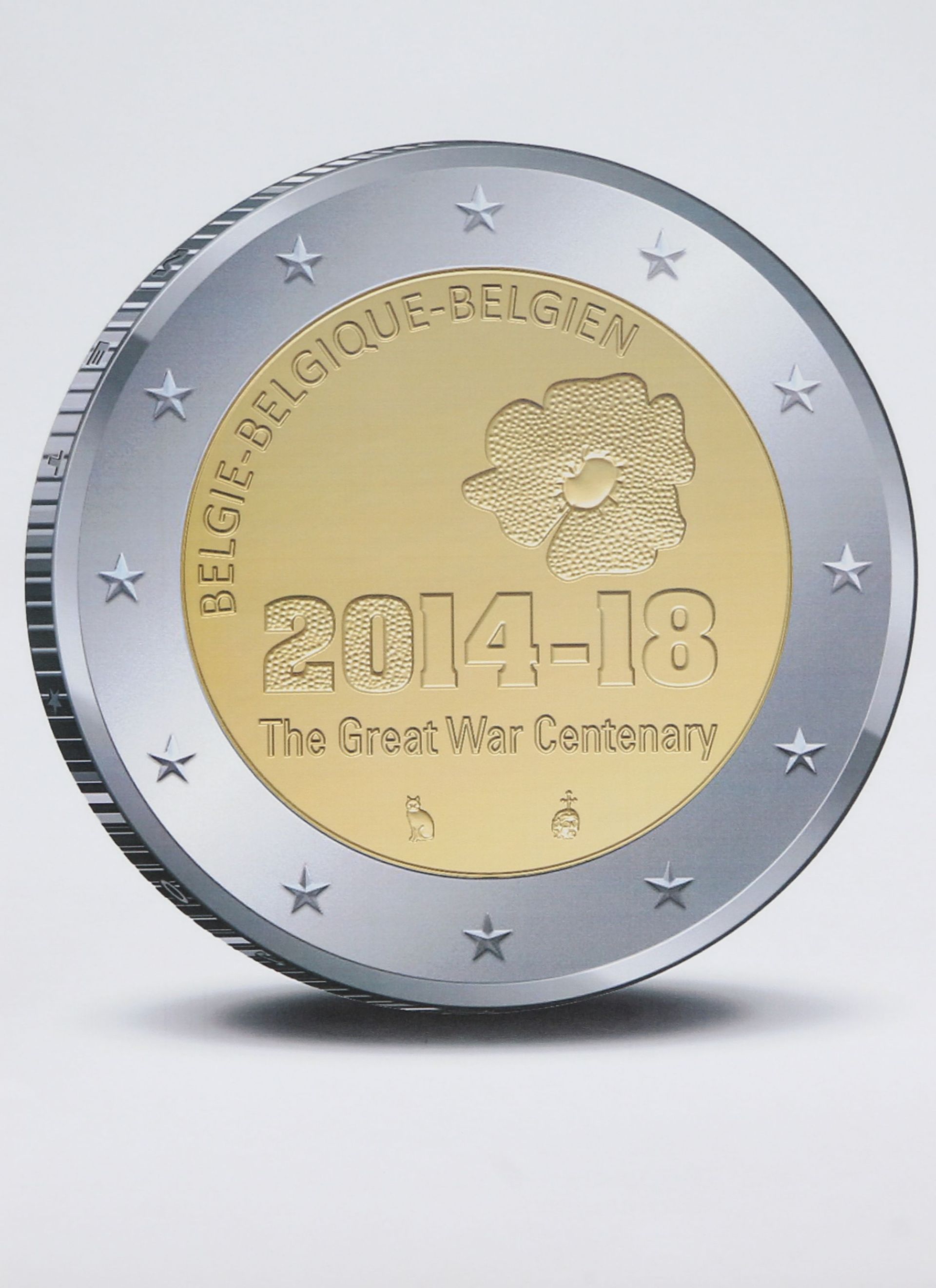 Piece De 2 Euros 14 18 Valeur Nouvelle pièce de deux euros en souvenir de la première guerre mondiale -  rtbf.be