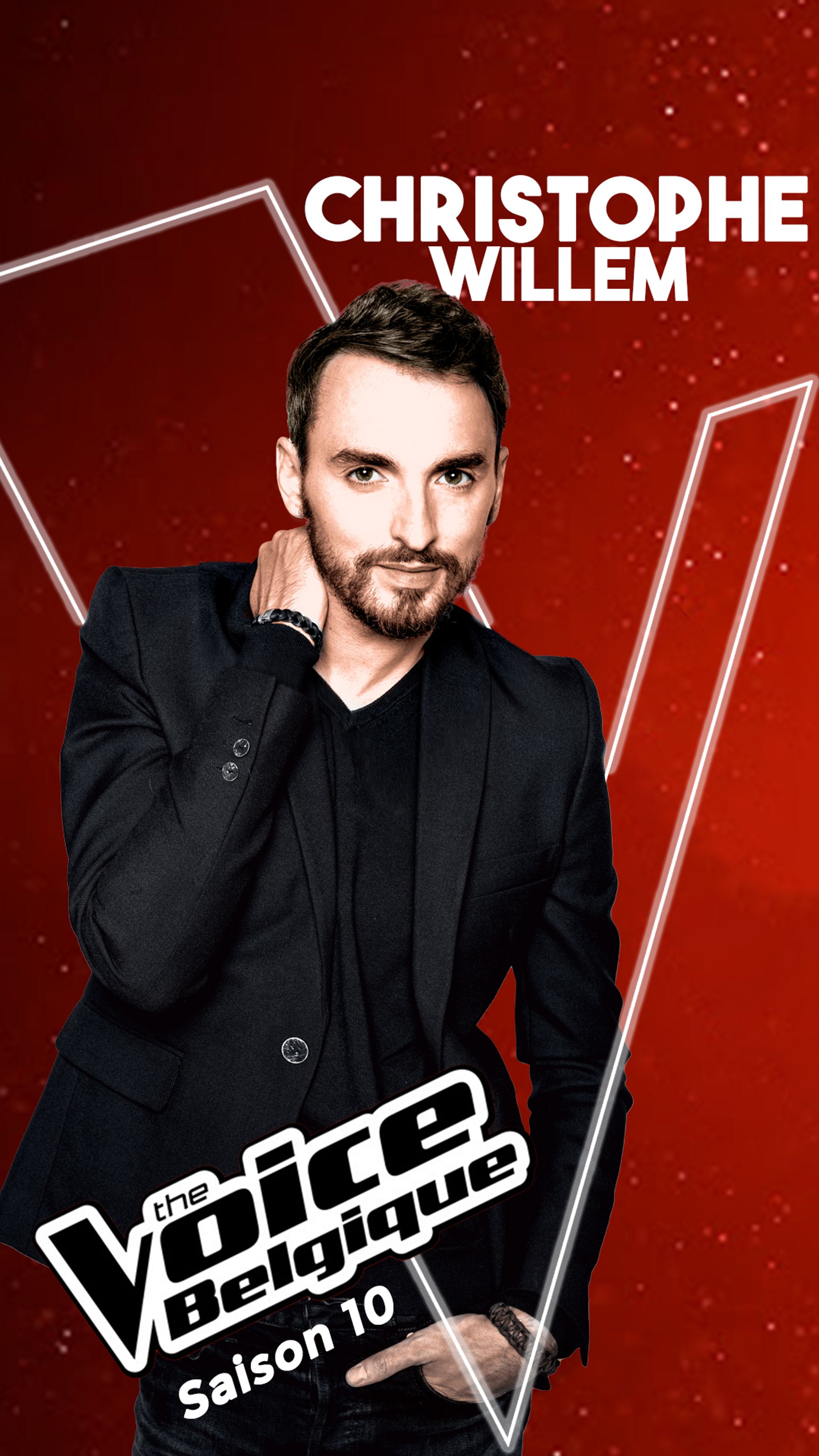Christophe Willem, coach de la saison 10 de The Voice Belgique 