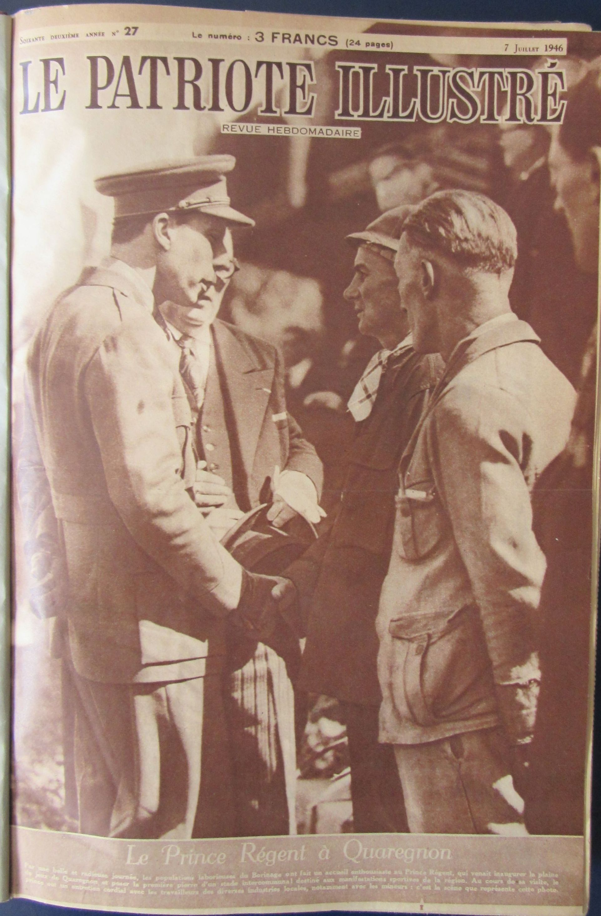 "Le Patriote illustré", 7 juillet 1946. 
