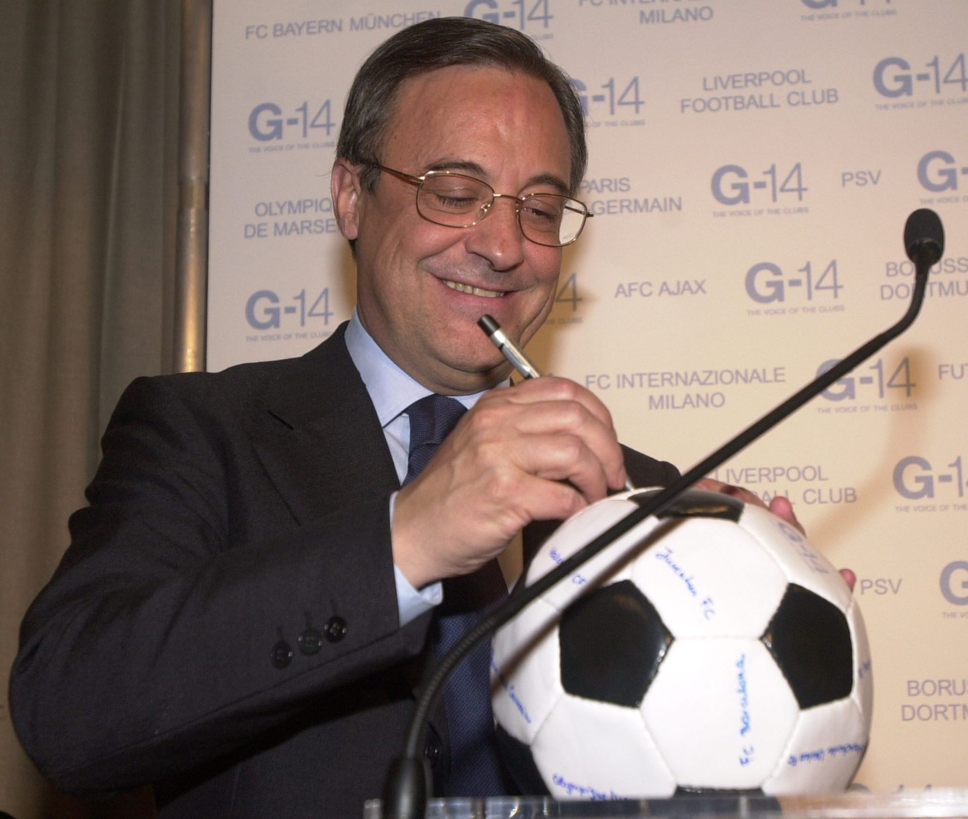 Florentino Perez, Président du Real Madrid et chef de meute de l'ESL