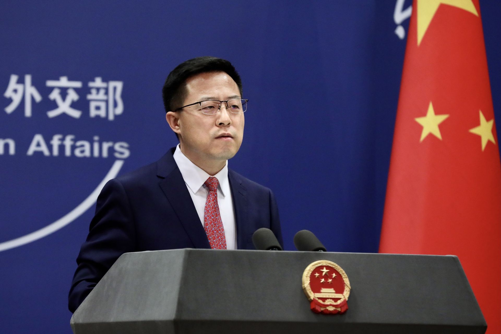 Zhao Lijian, porte-parole du ministère chinois des Affaires.