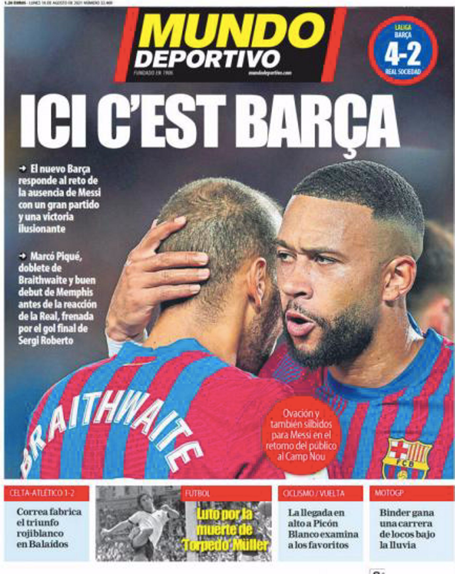 Une du Mundo Deportivo