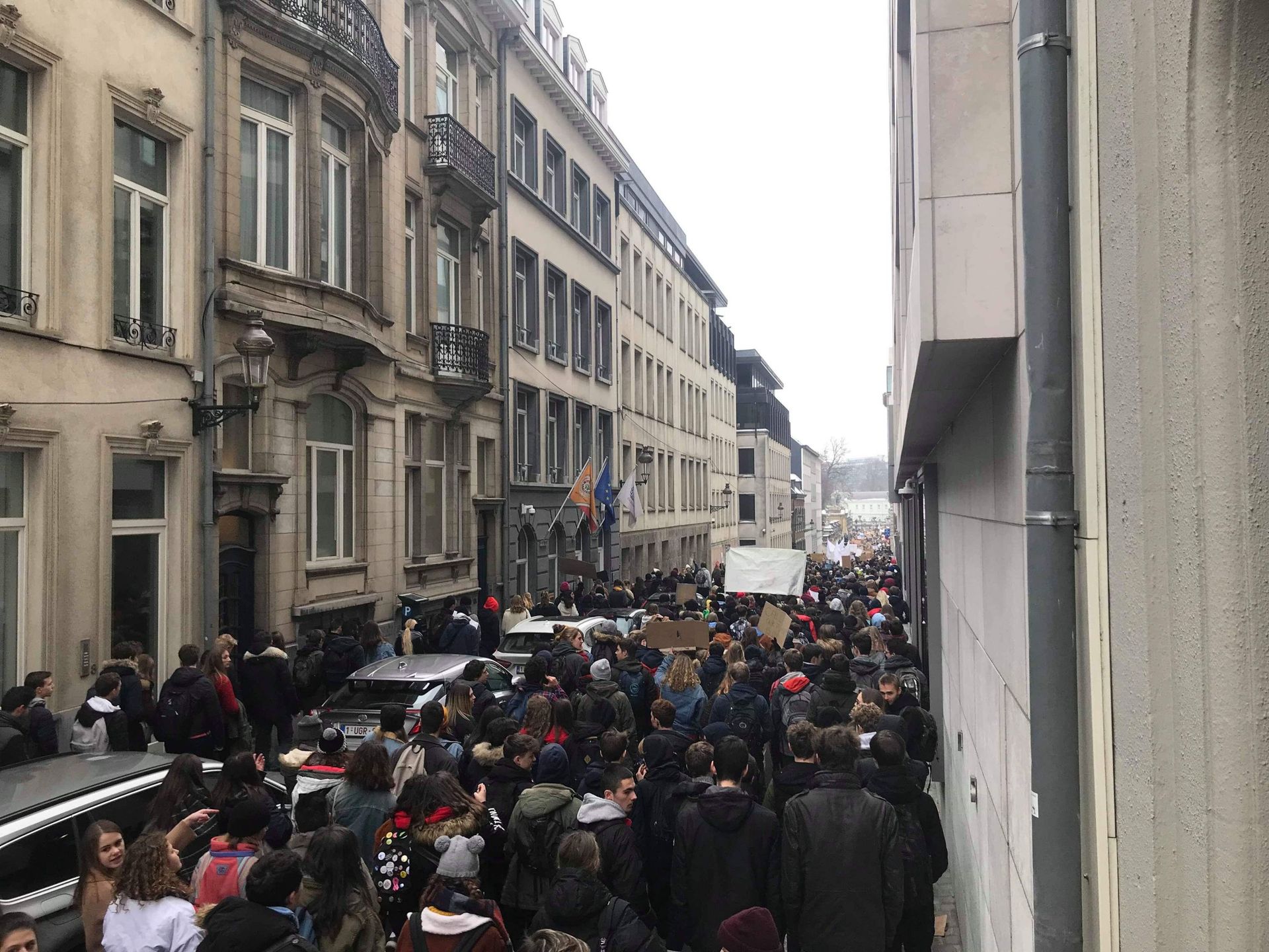 Vaste mobilisation dans les rues bruxelloises