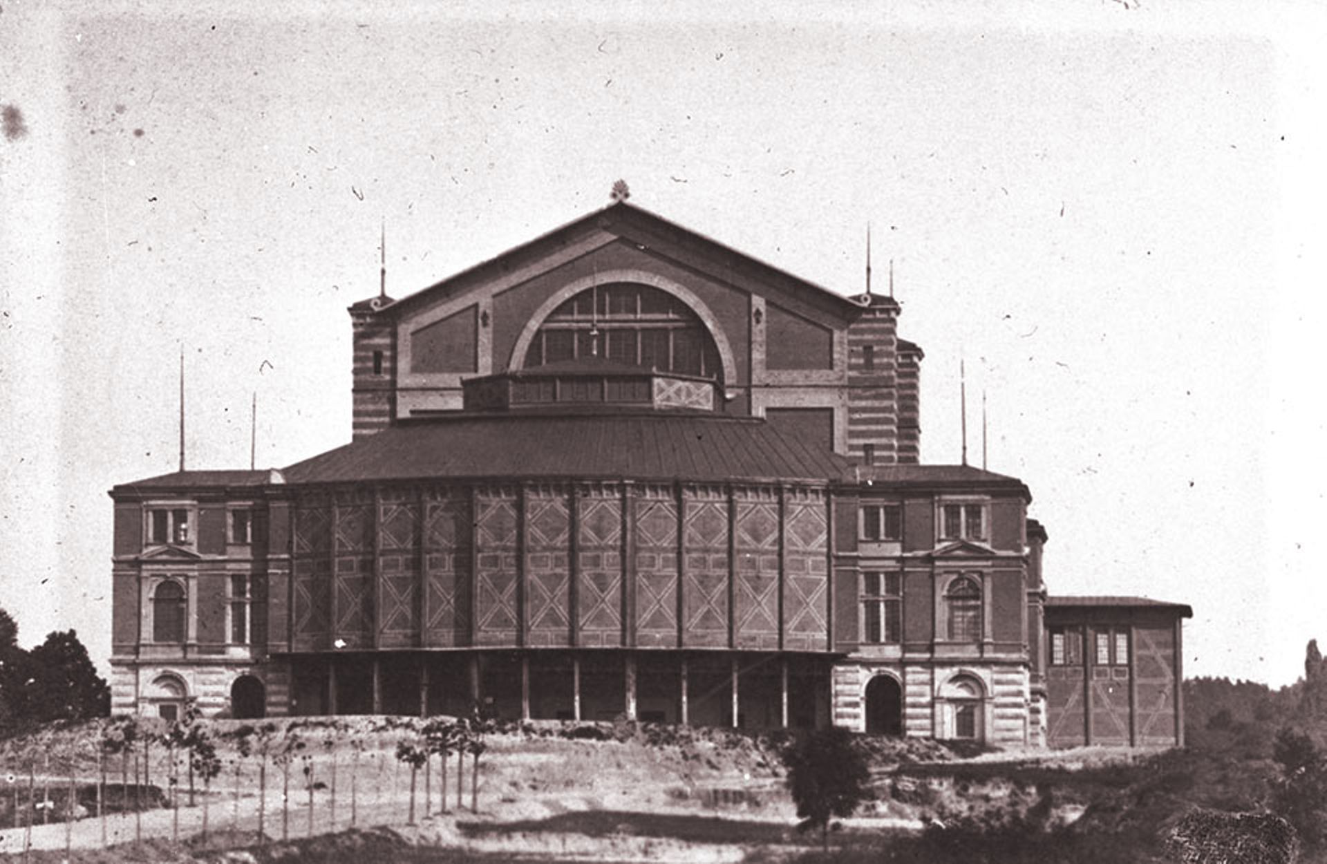 Bayreuth Festival Hall before 1882 (without the Königsbau)