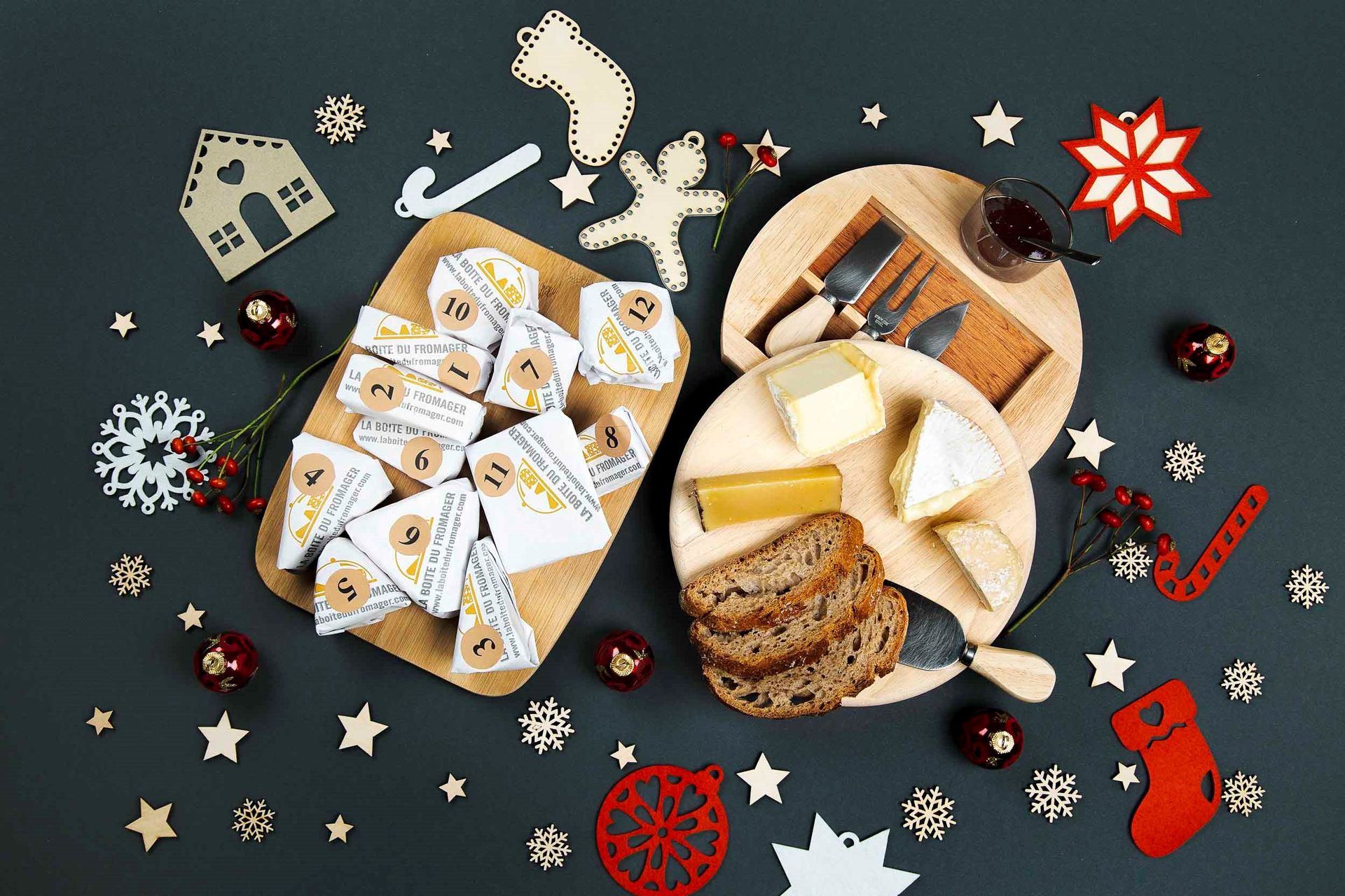 Calendrier de l'Avent 24 fromages : Cheesy Christmas 2023