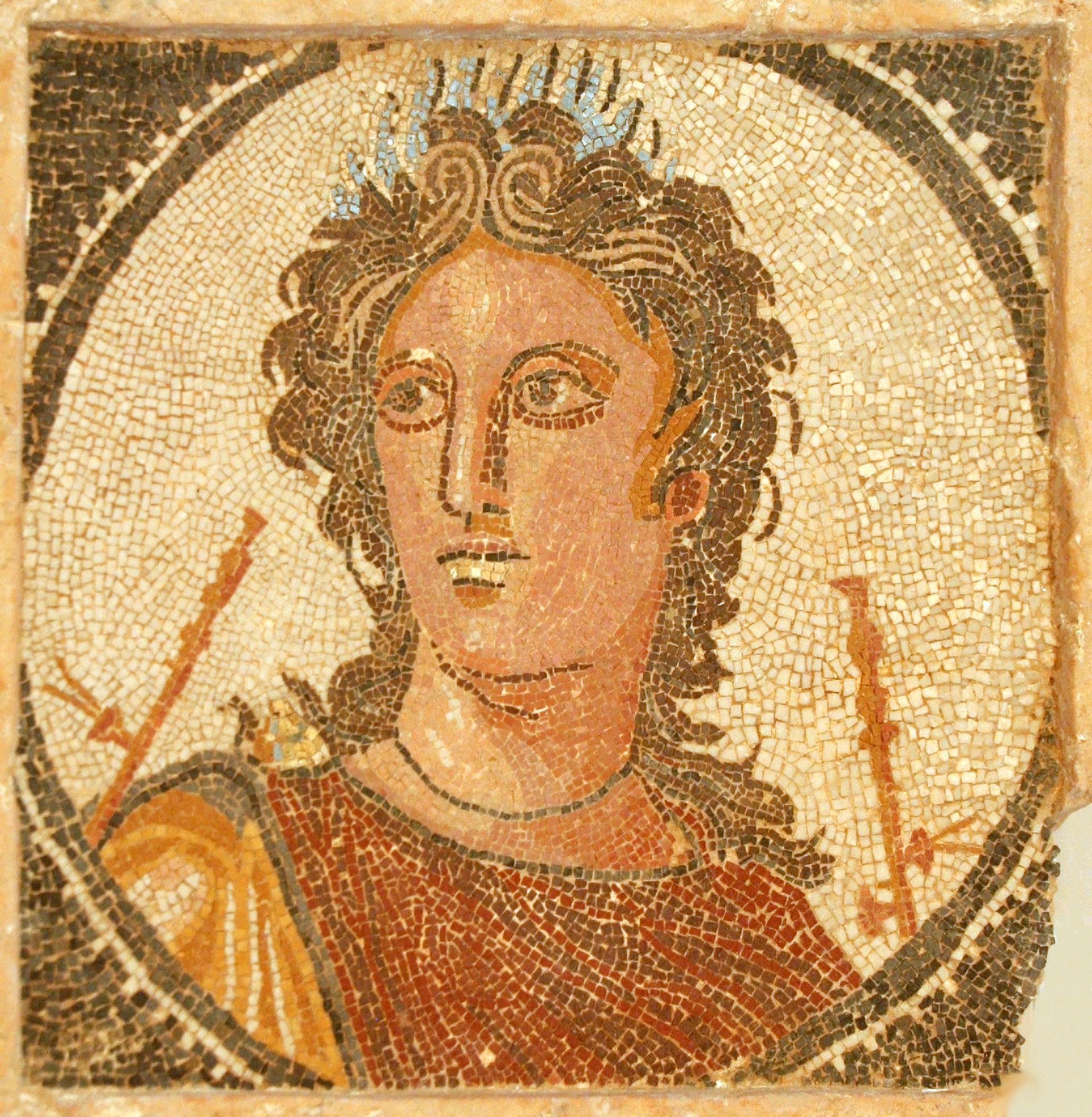 Euterpe mosaïque romaine du IIe siècle, Museu Nacional Arqueològic de Tarragona (ca)
