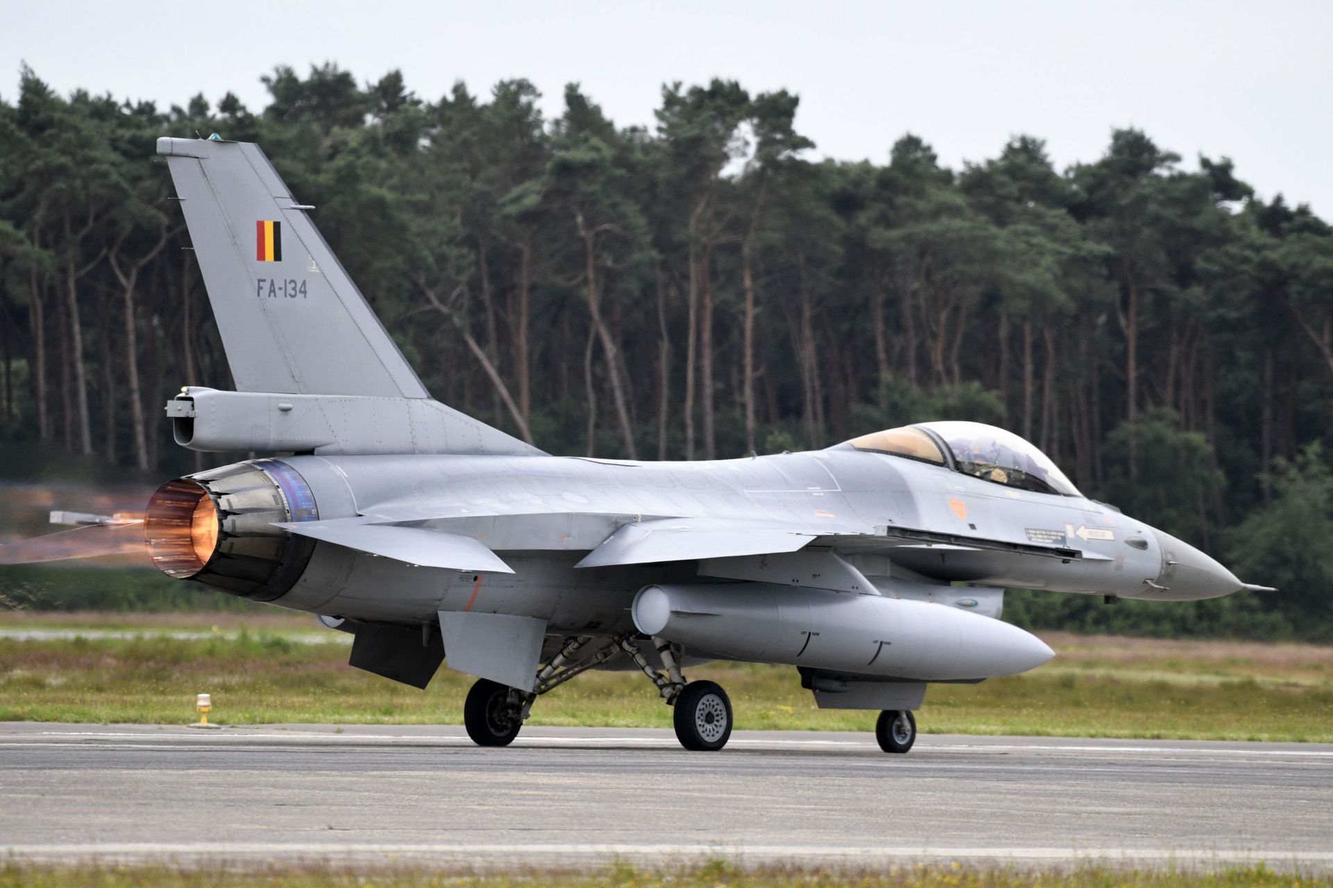 Avion F16 belge. 