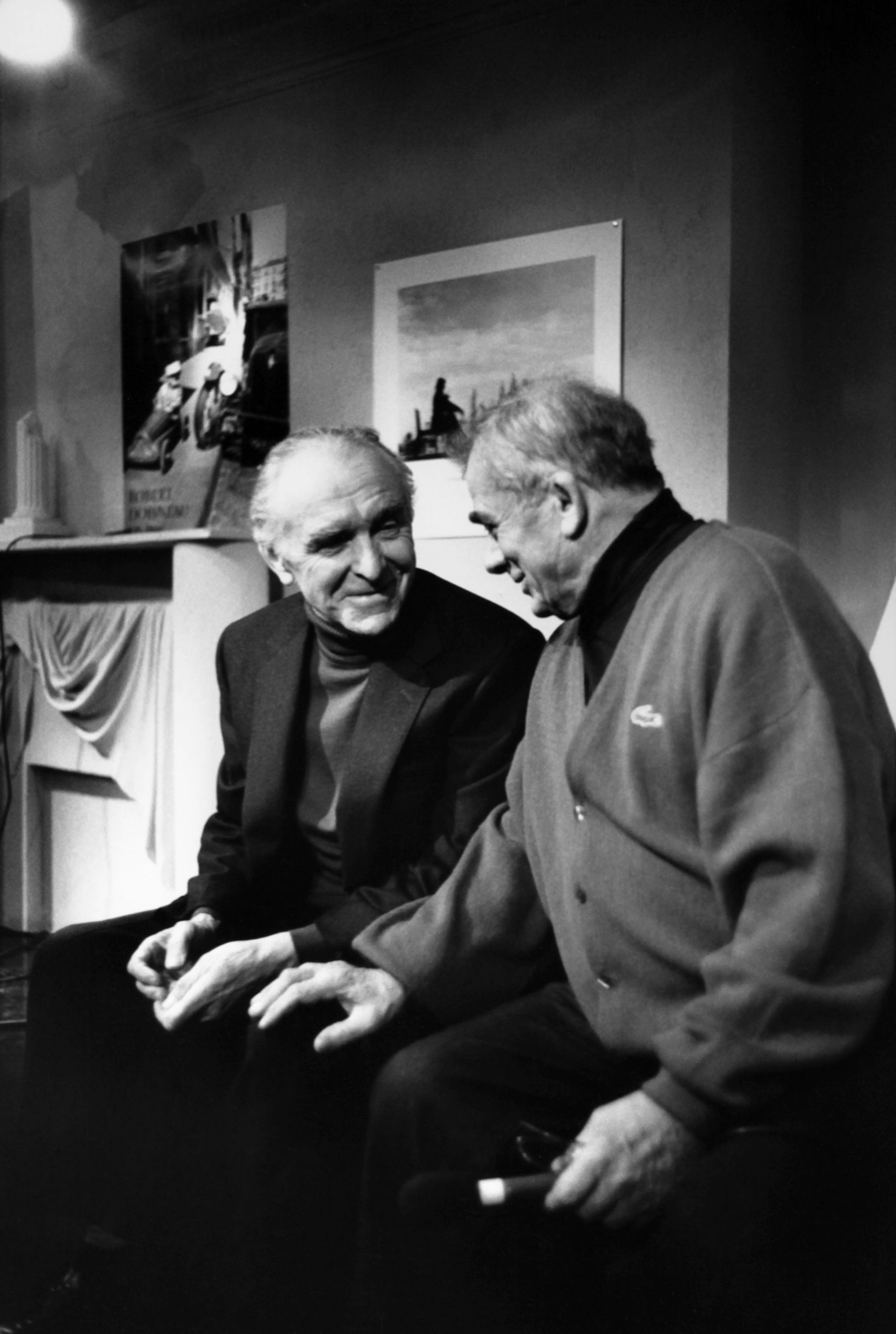 Robert Doisneau et Maurice Baquet, 1988