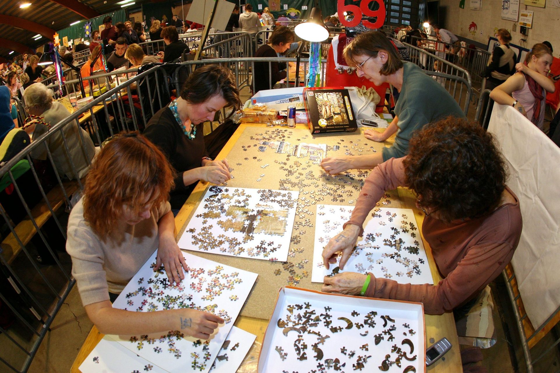 24 Heures de Belgique de puzzle, à Hannut, en 2006.