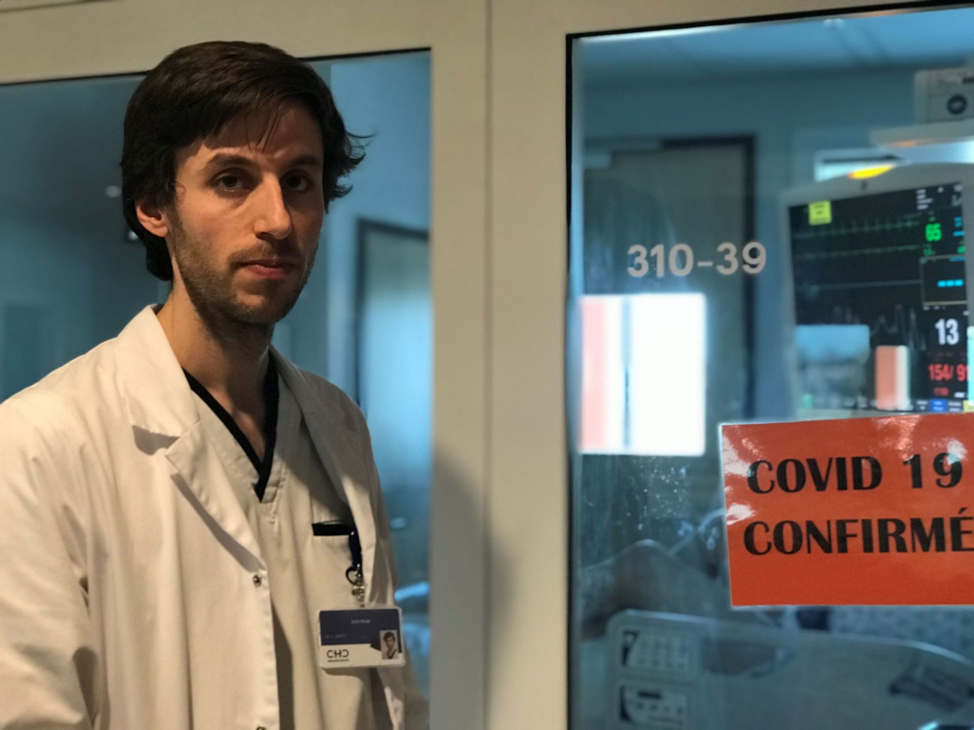 Laurent Jadot, médecin en anesthésie et réanimation aux soins intensifs, membre de la cellule de crise Covid-19