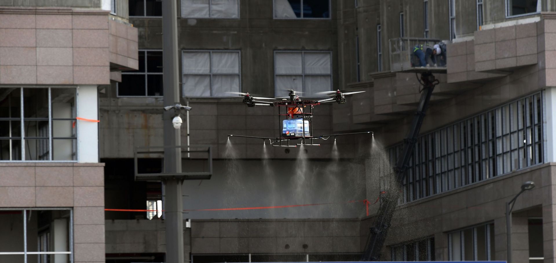 Drone de désinfection à Seongnam