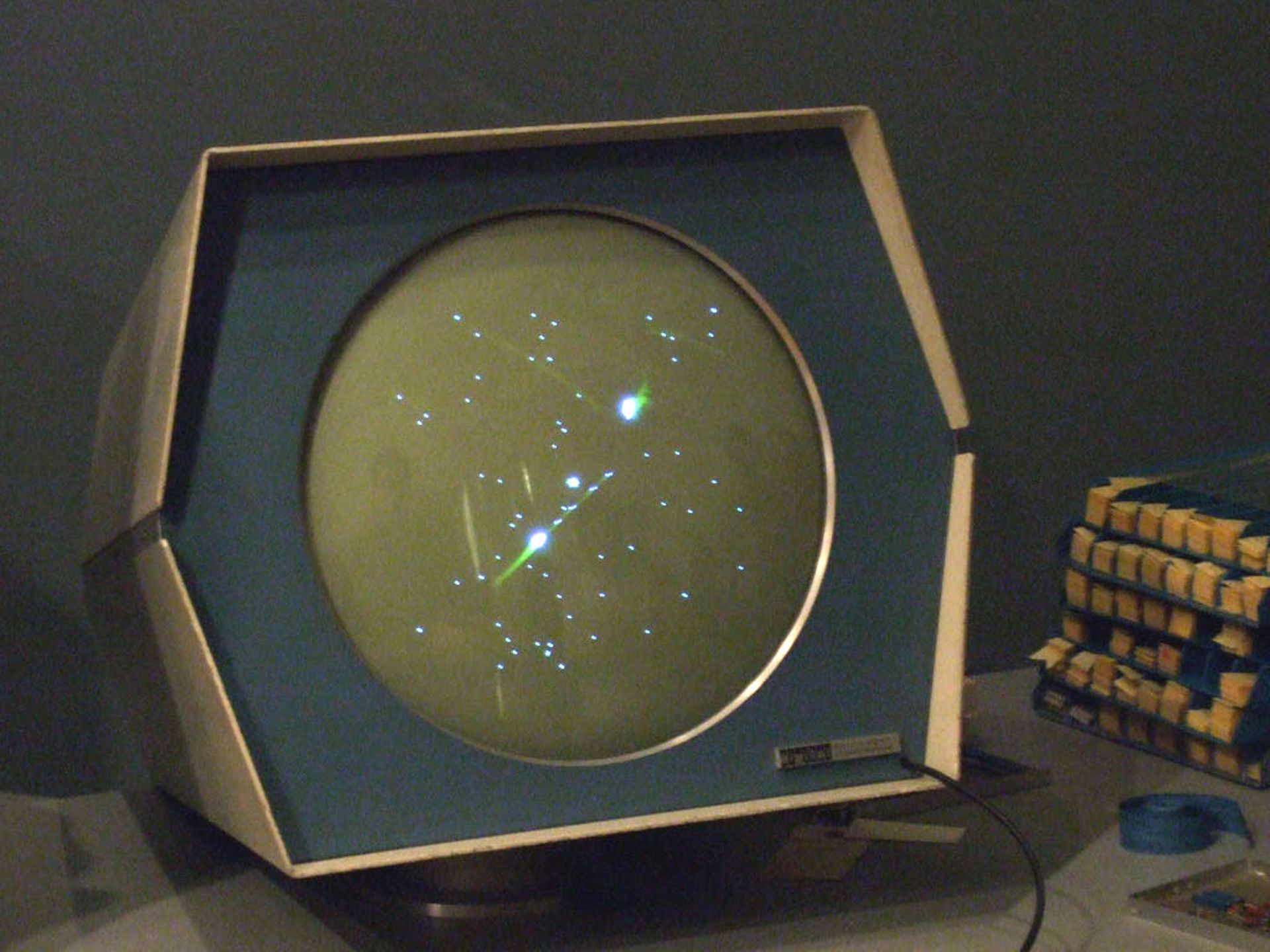 Spacewar ! sur un ordinateur PDP-1, en 2007