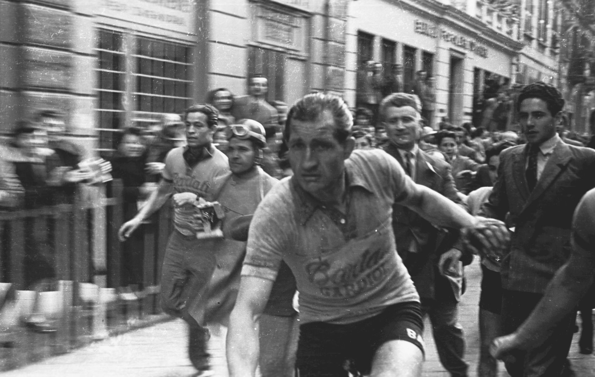 Gino Bartali, vainqueur de Milan – San-Remo, le 18 mars 1950.