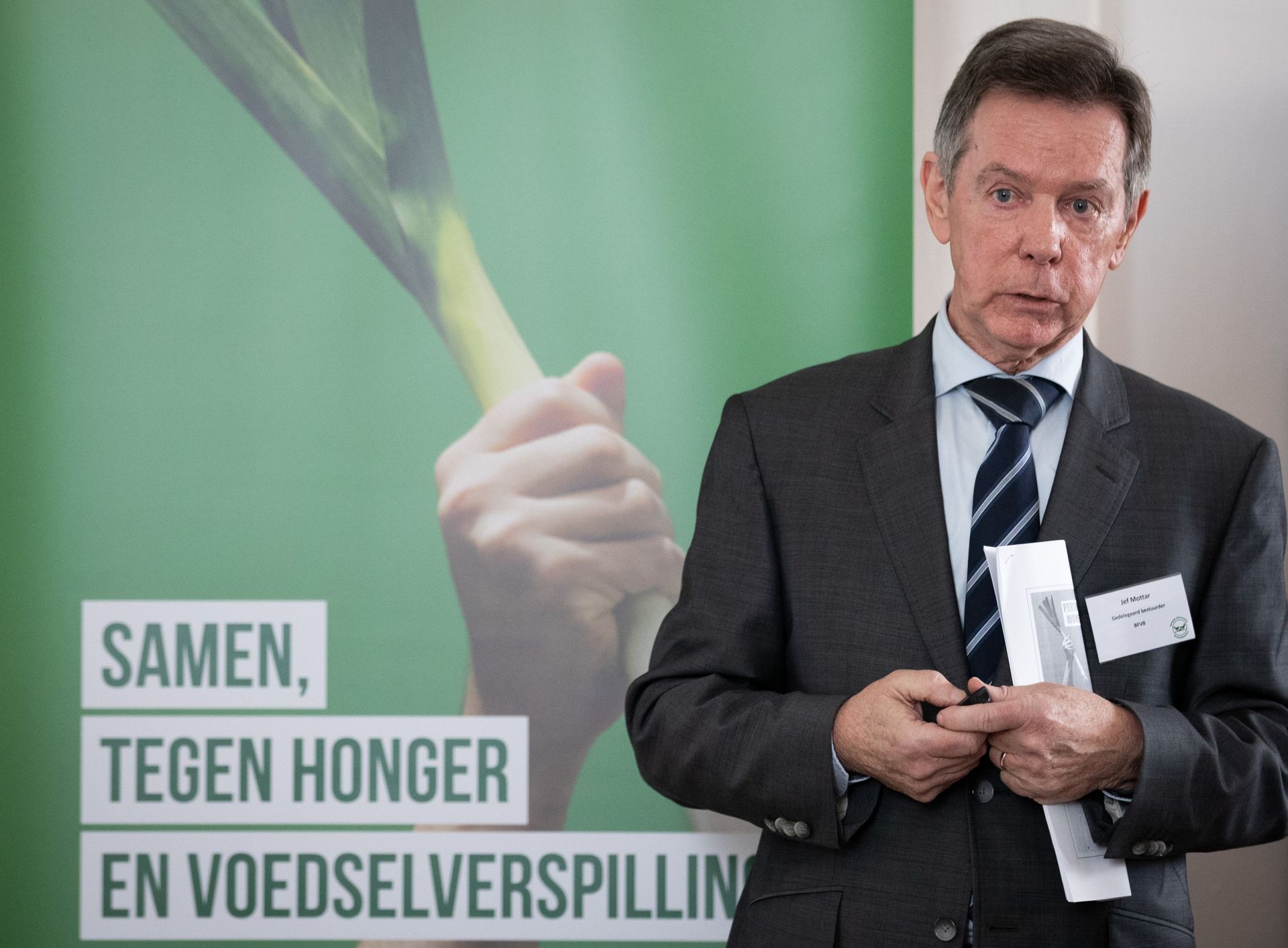 Jef Mottar est le président de la Fédération des Banques Alimentaires de Belgique