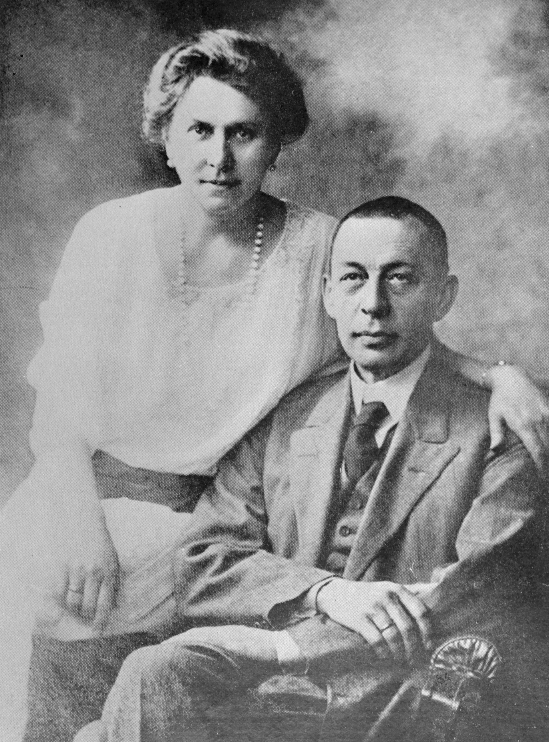 Portrait of Mrs. and Mrs. Sergei Rachmaninoff
