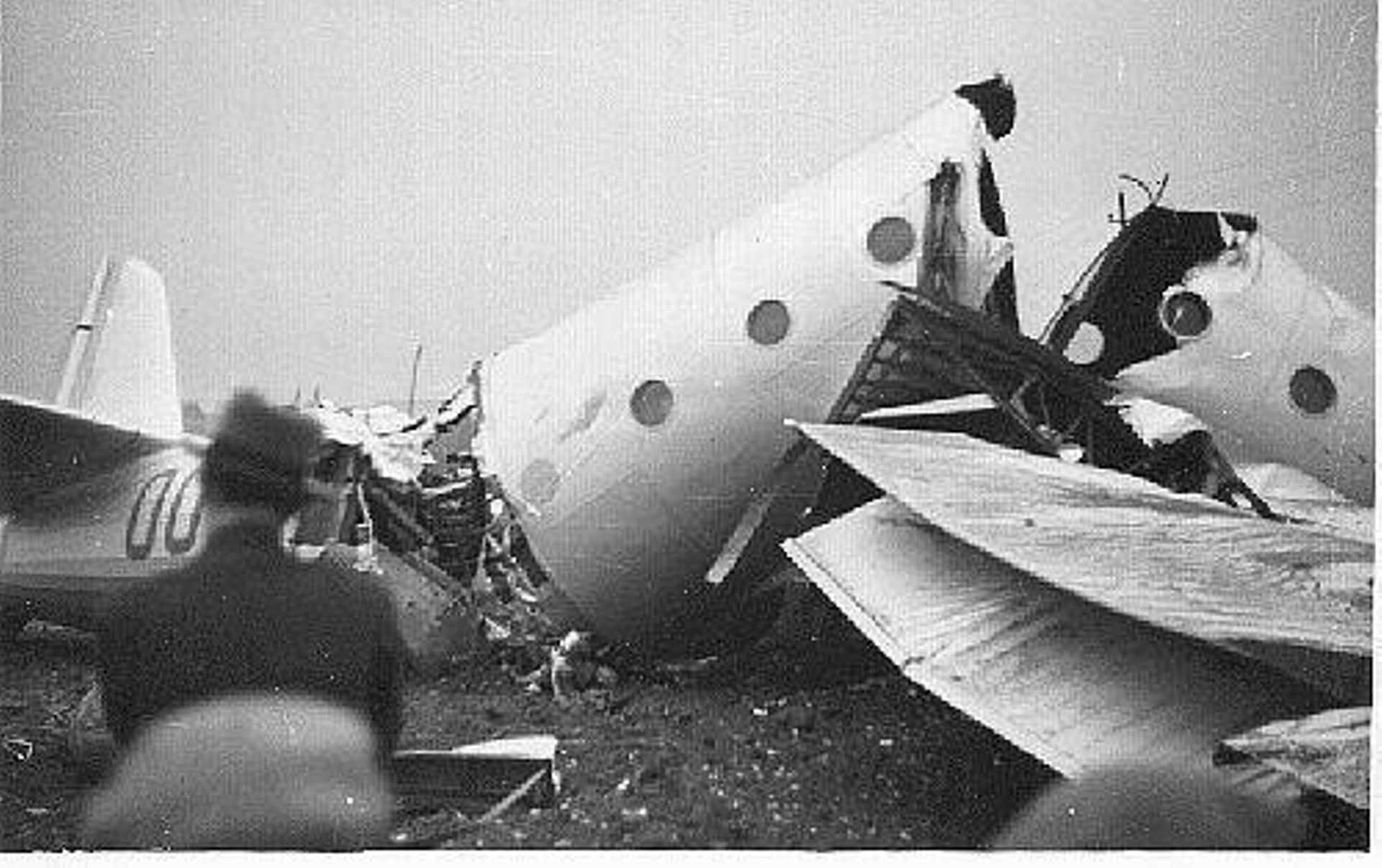 Le prototype du R-35 après son accident. 