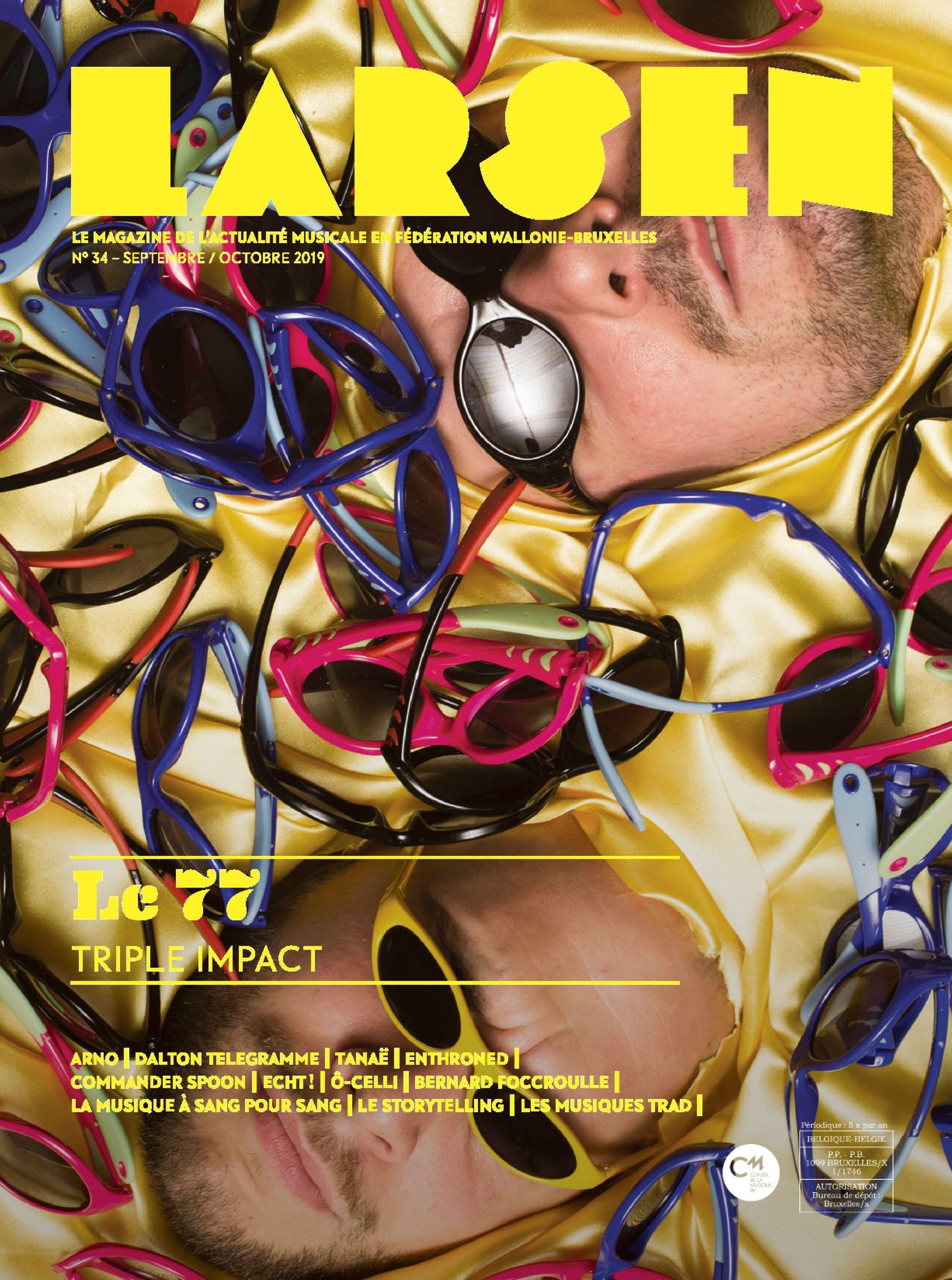 La couverture du numéro 34 de Larsen