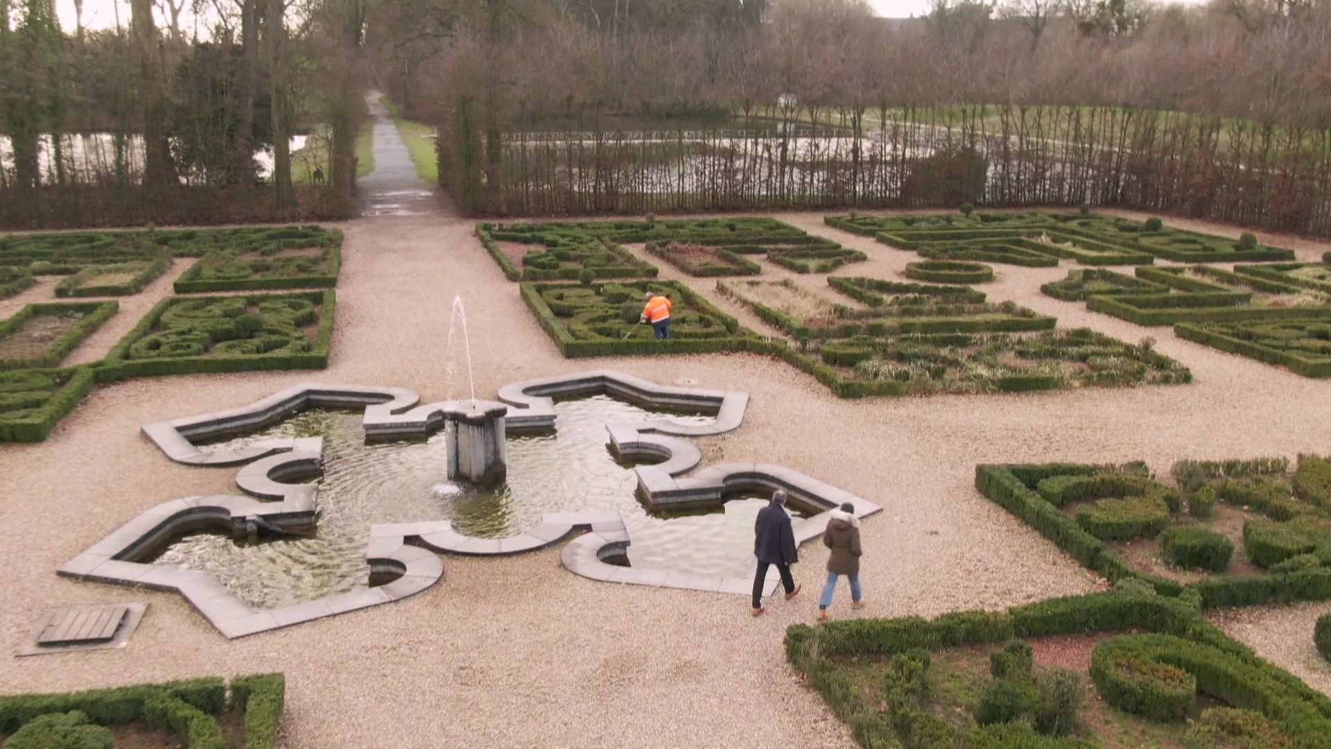 On admirait déjà les jardins d'Enghien sous louis XIV 