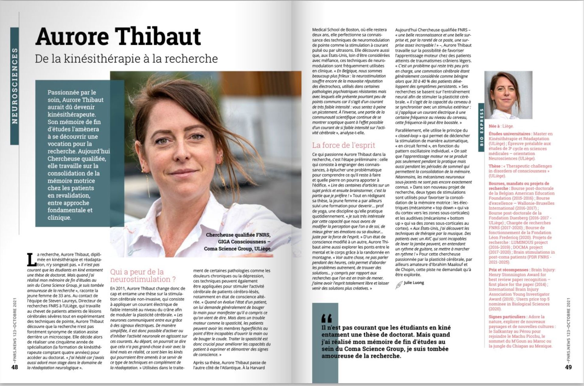 Article du n°123 du FNRS News, en pages 48-49. 