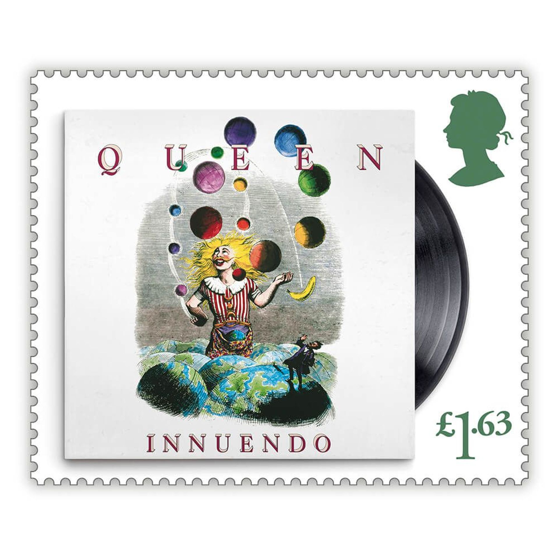 13 timbres estampillés Queen !
