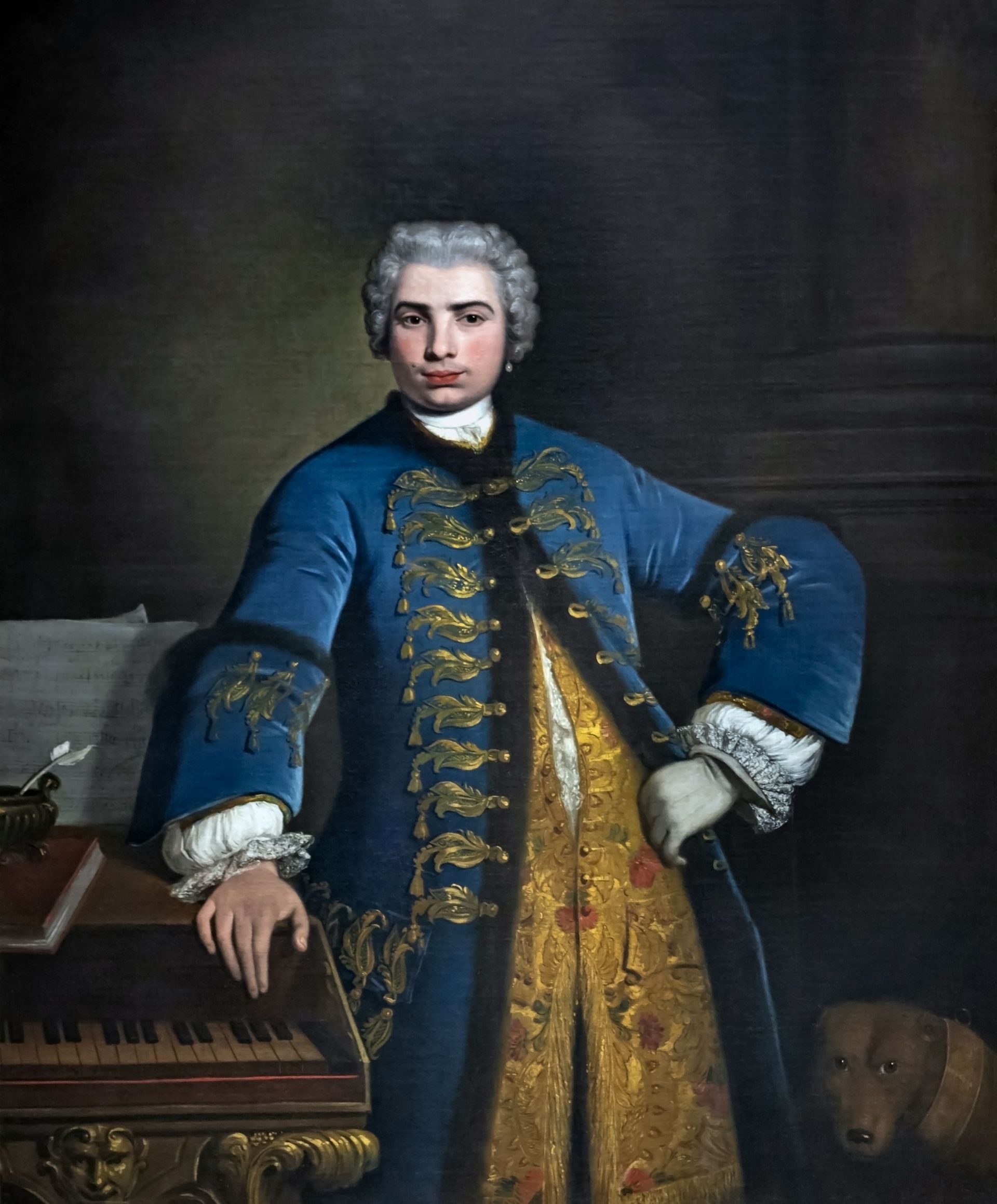 Portrait de Farinelli par Bartolomeo Nazari (1734)