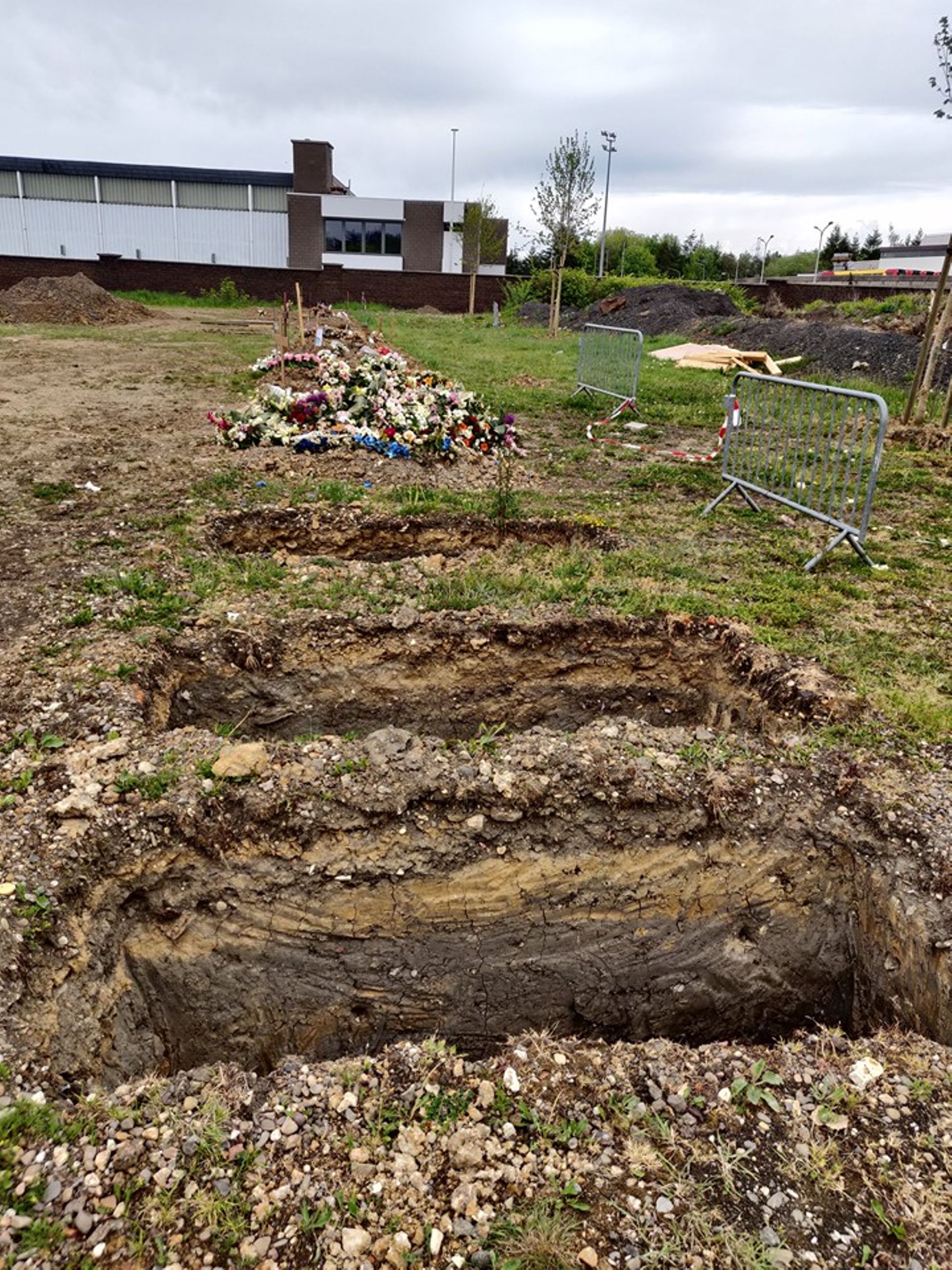 Un carré coronavirus au cimetière de Robermont
