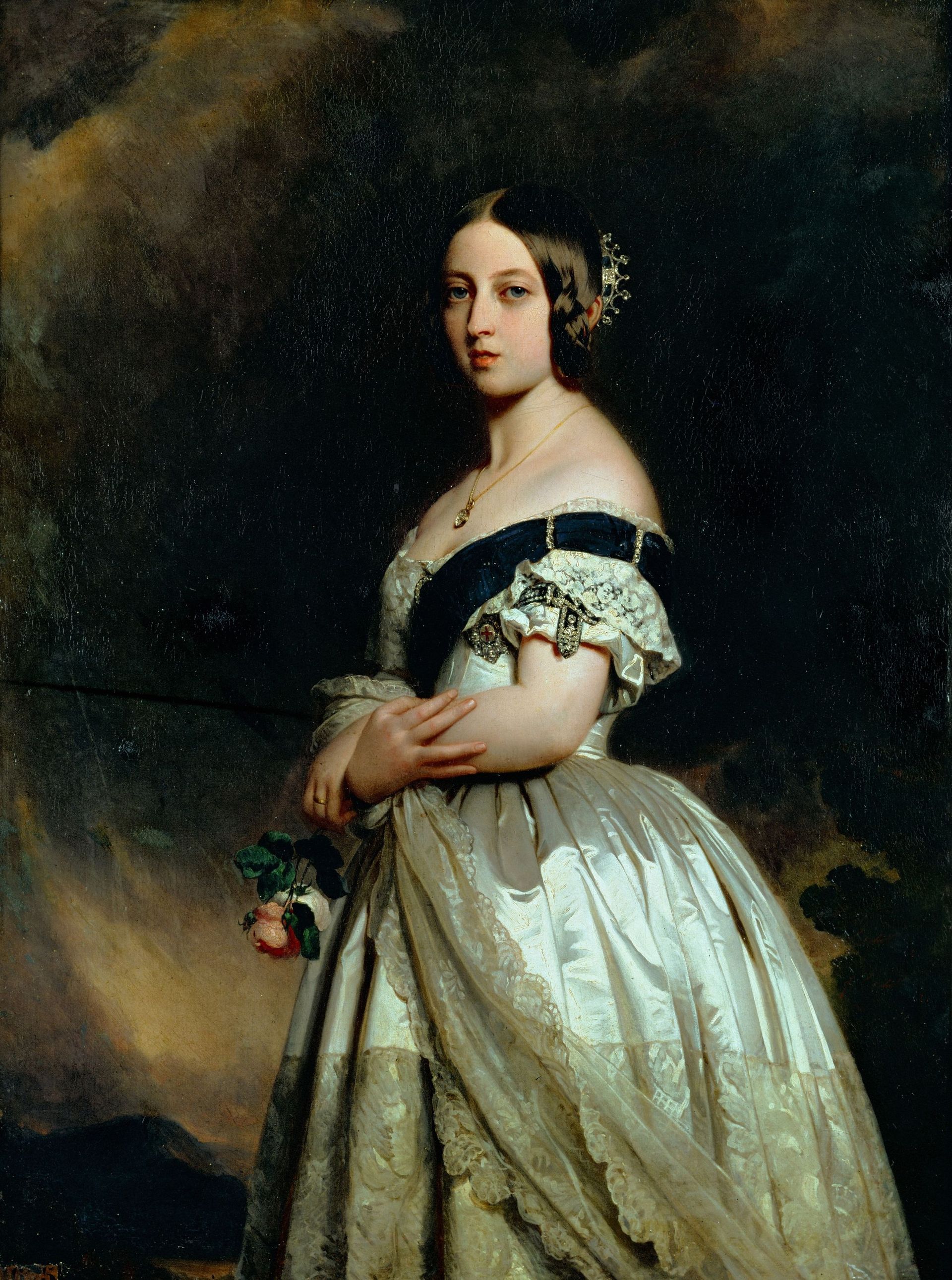 La reine Victoria, vers 1842, Musée National du château de Versailles.