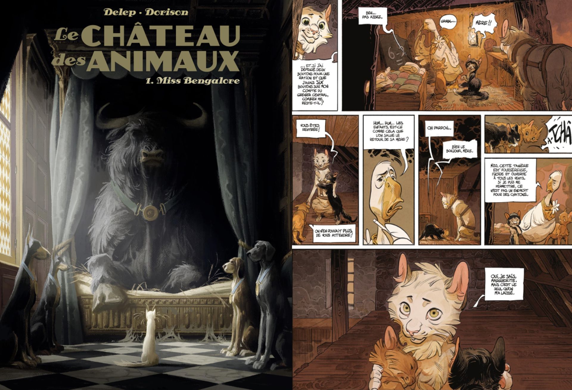BD : Dans les Forêts de Sibérie – Le Château des Animaux – La Naissance